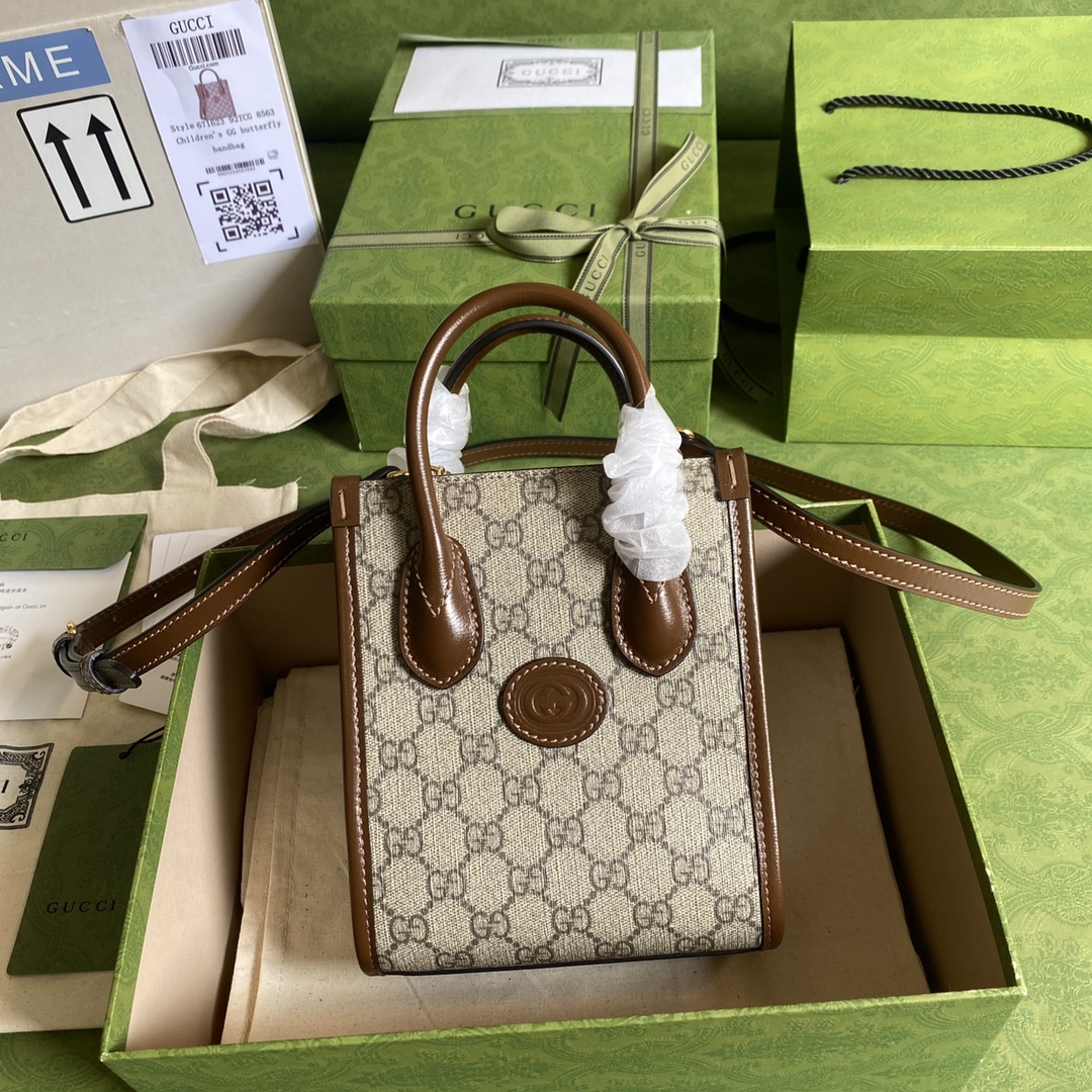 G*u*i mini tote bag with interlocking g