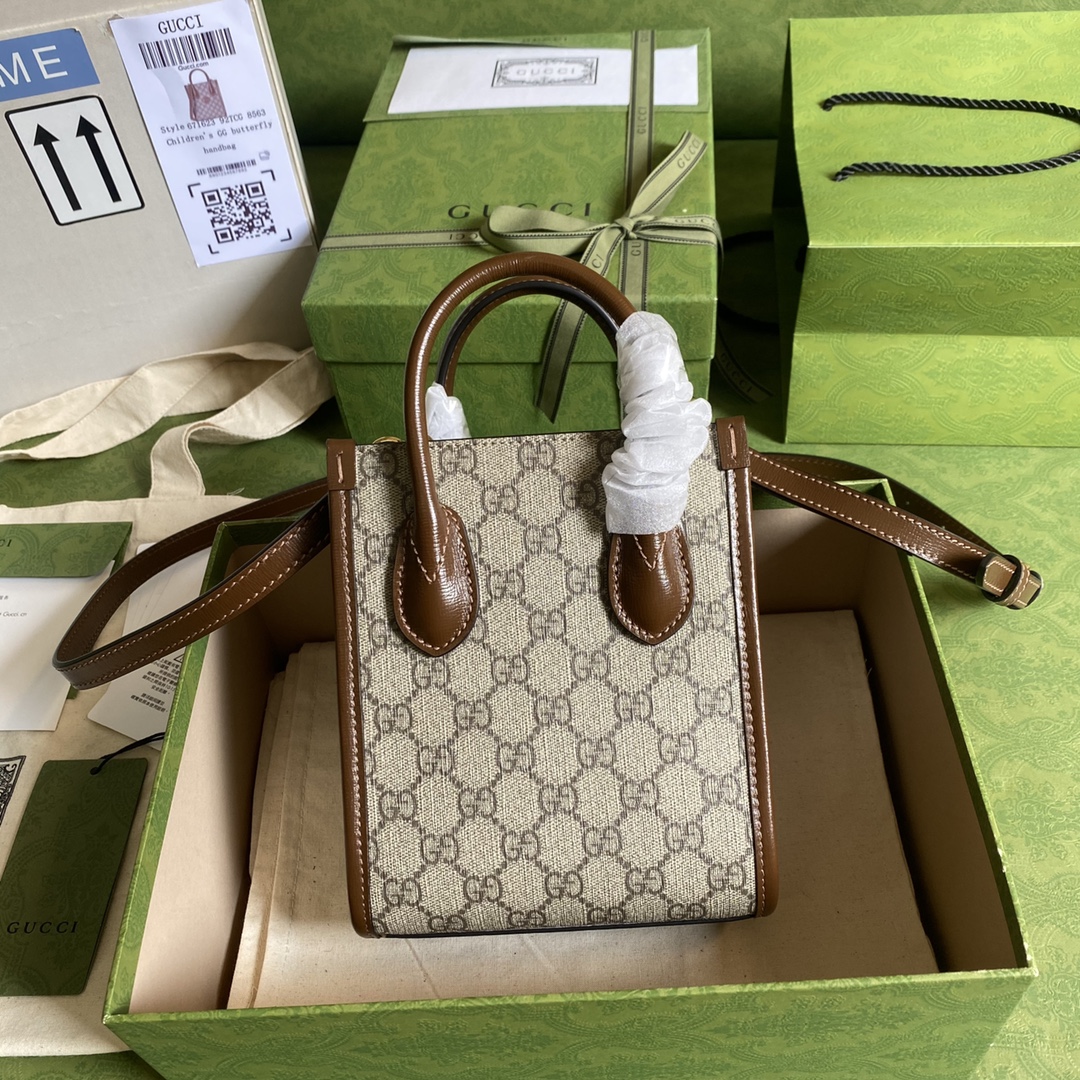 G*u*i mini tote bag with interlocking g
