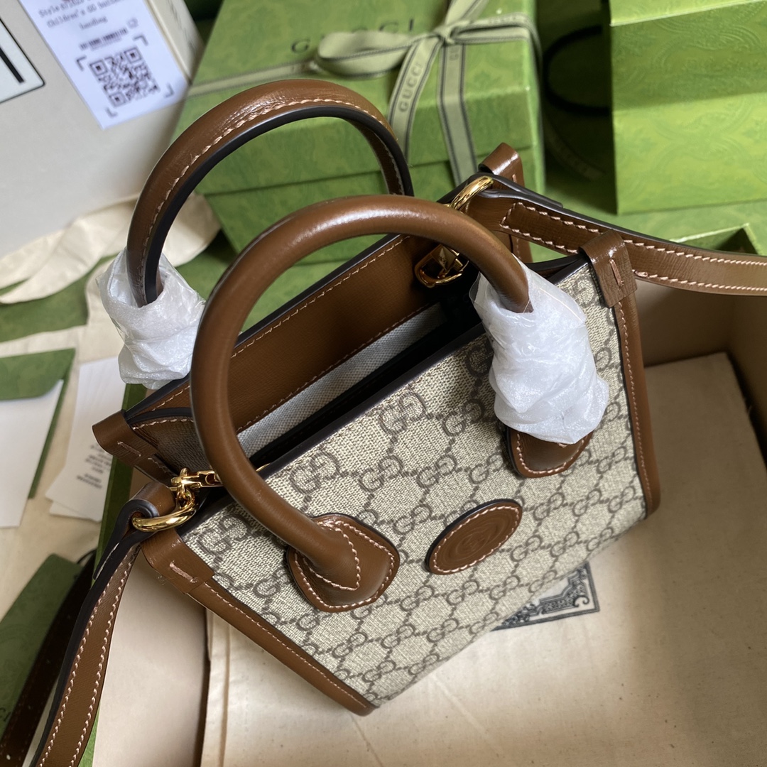 G*u*i mini tote bag with interlocking g