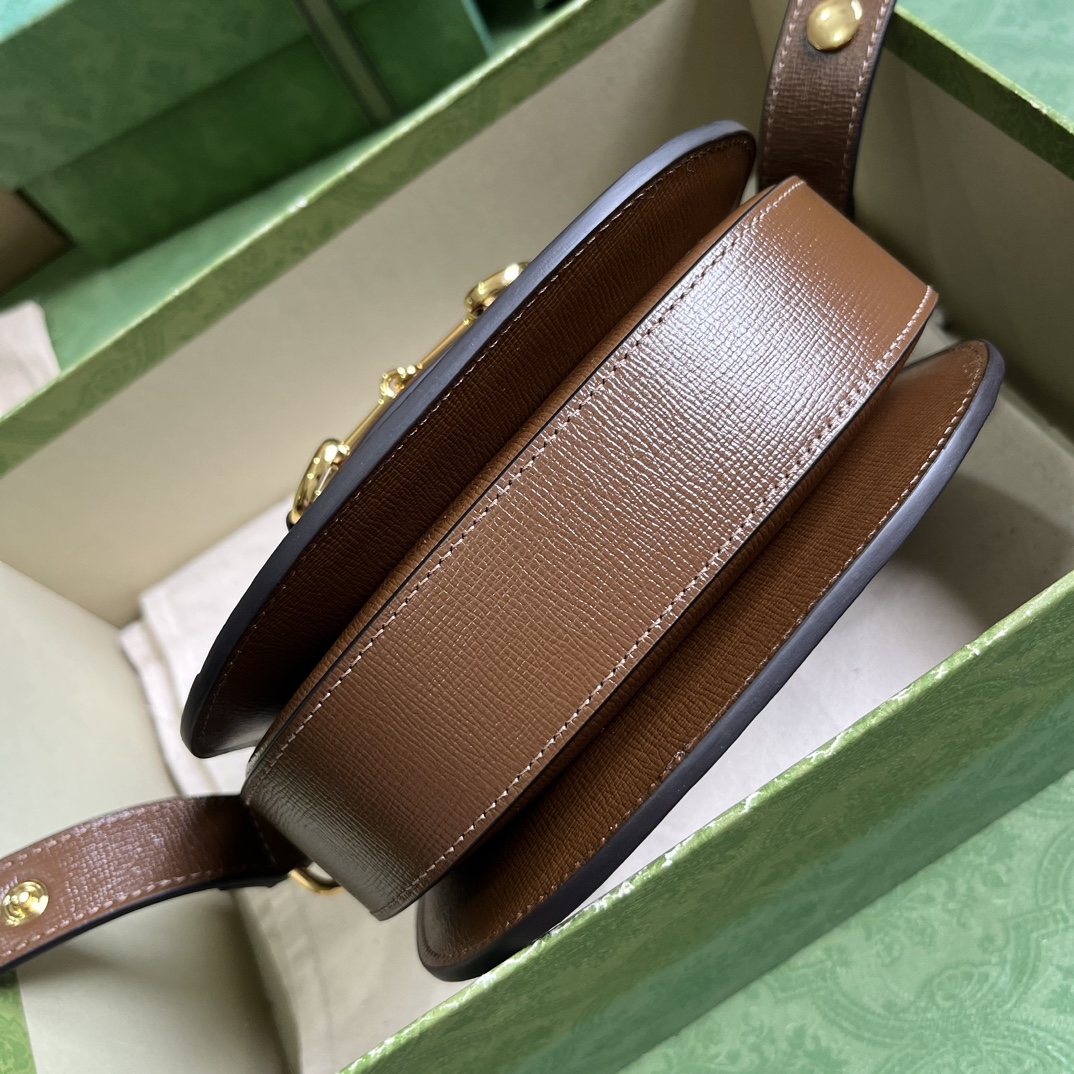G*u*i horsebit 1955 mini rounded bag