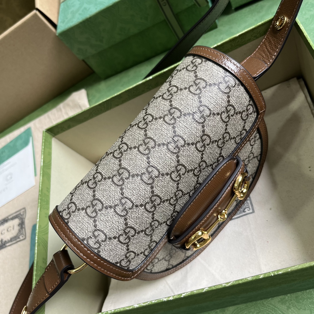G*u*i horsebit 1955 mini rounded bag
