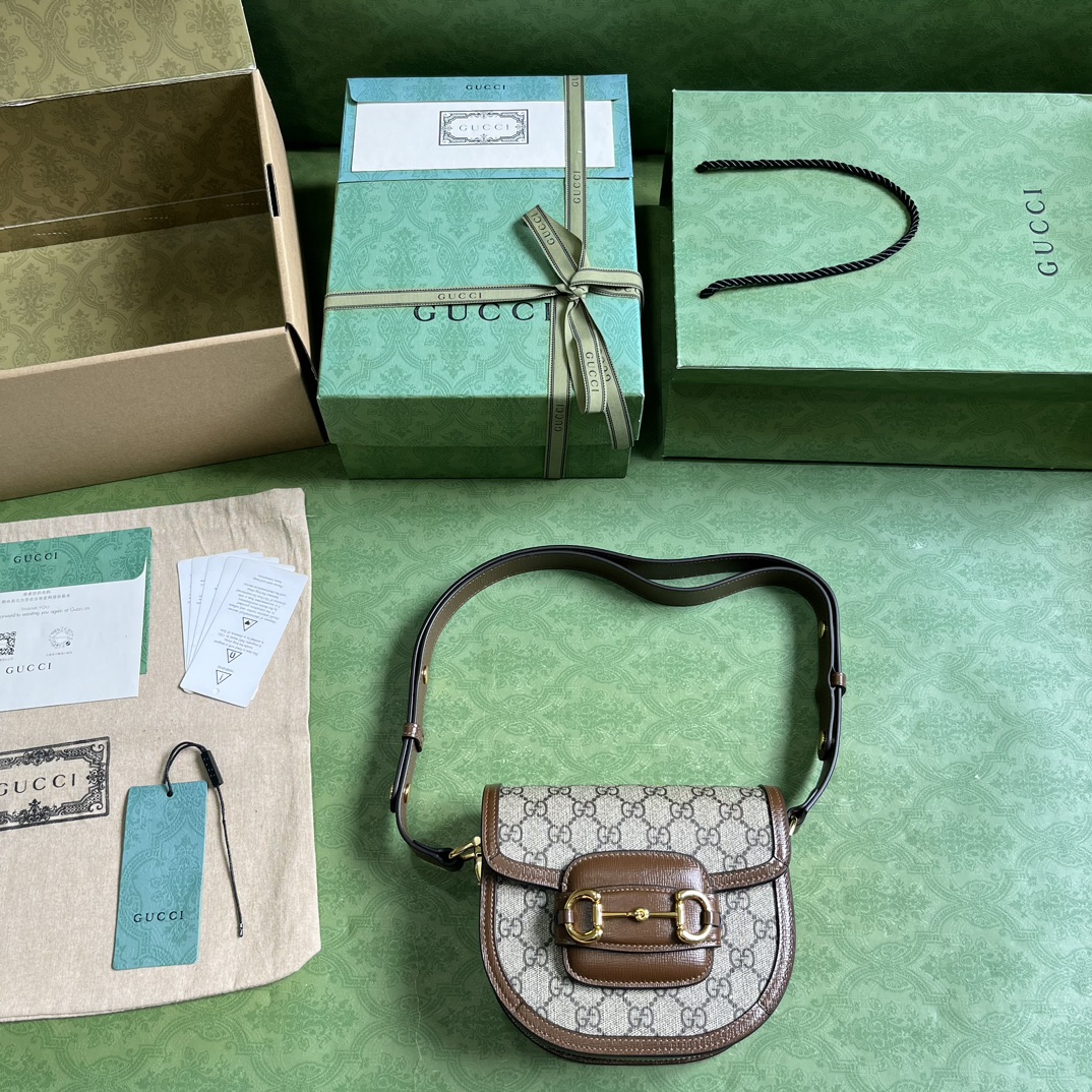 G*u*i horsebit 1955 mini rounded bag