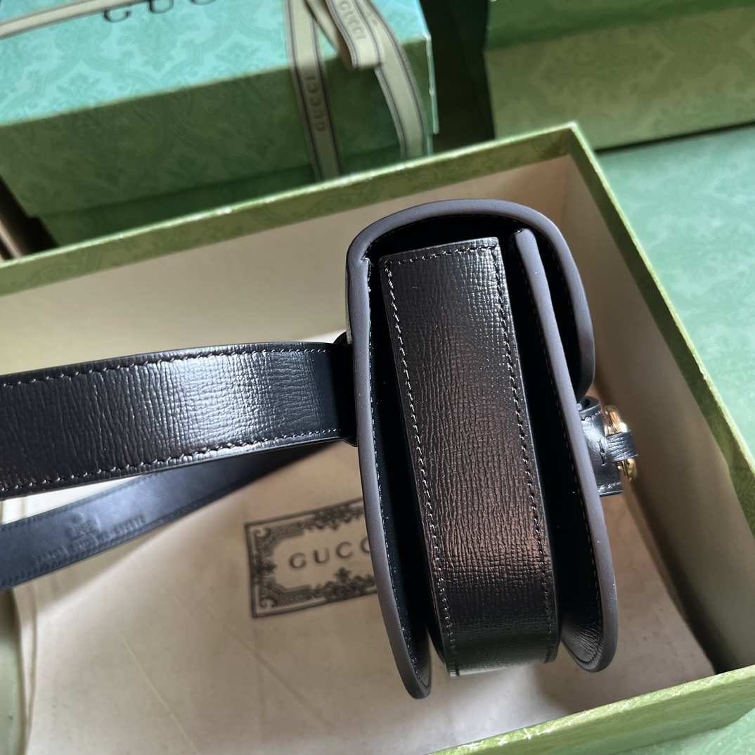 G*u*i horsebit 1955 rounded belt bag