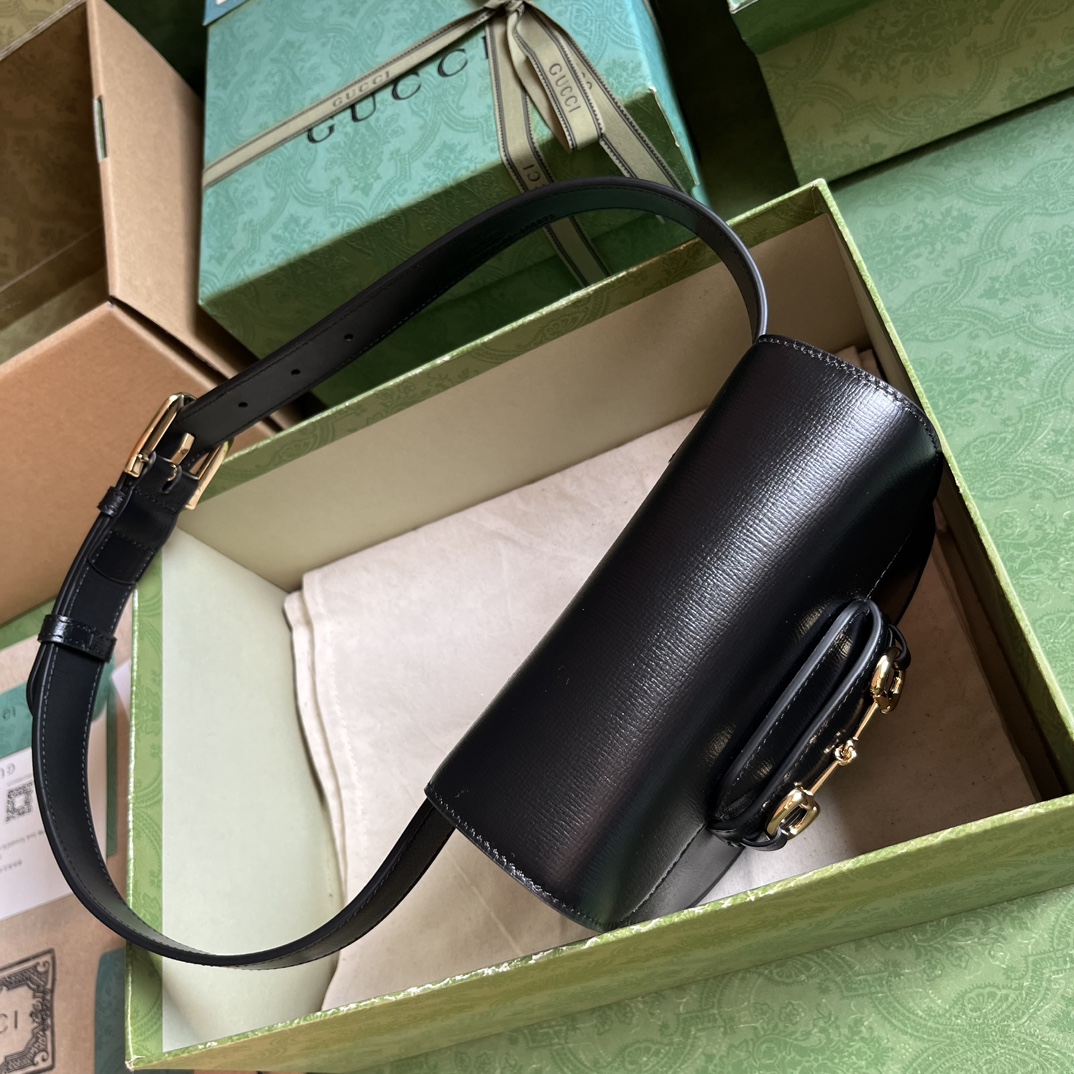 G*u*i horsebit 1955 rounded belt bag