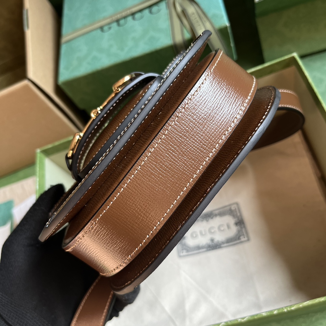G*u*i horsebit 1955 rounded belt bag