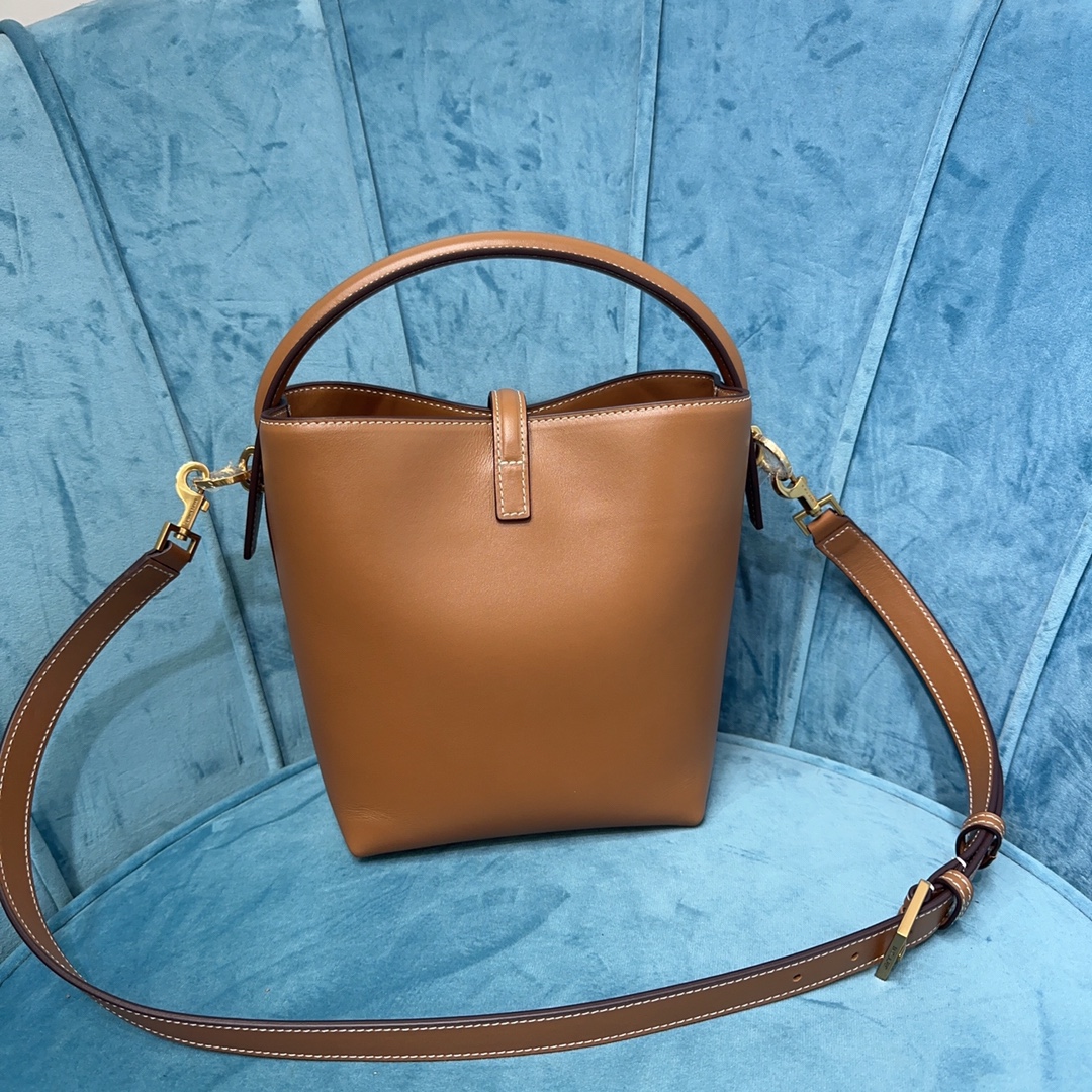 YSL LE 37 SMALL IN SHINY LEATHER