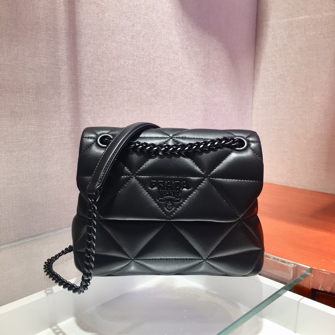 Pra*a small nappa leather Pra*a spectrum bag