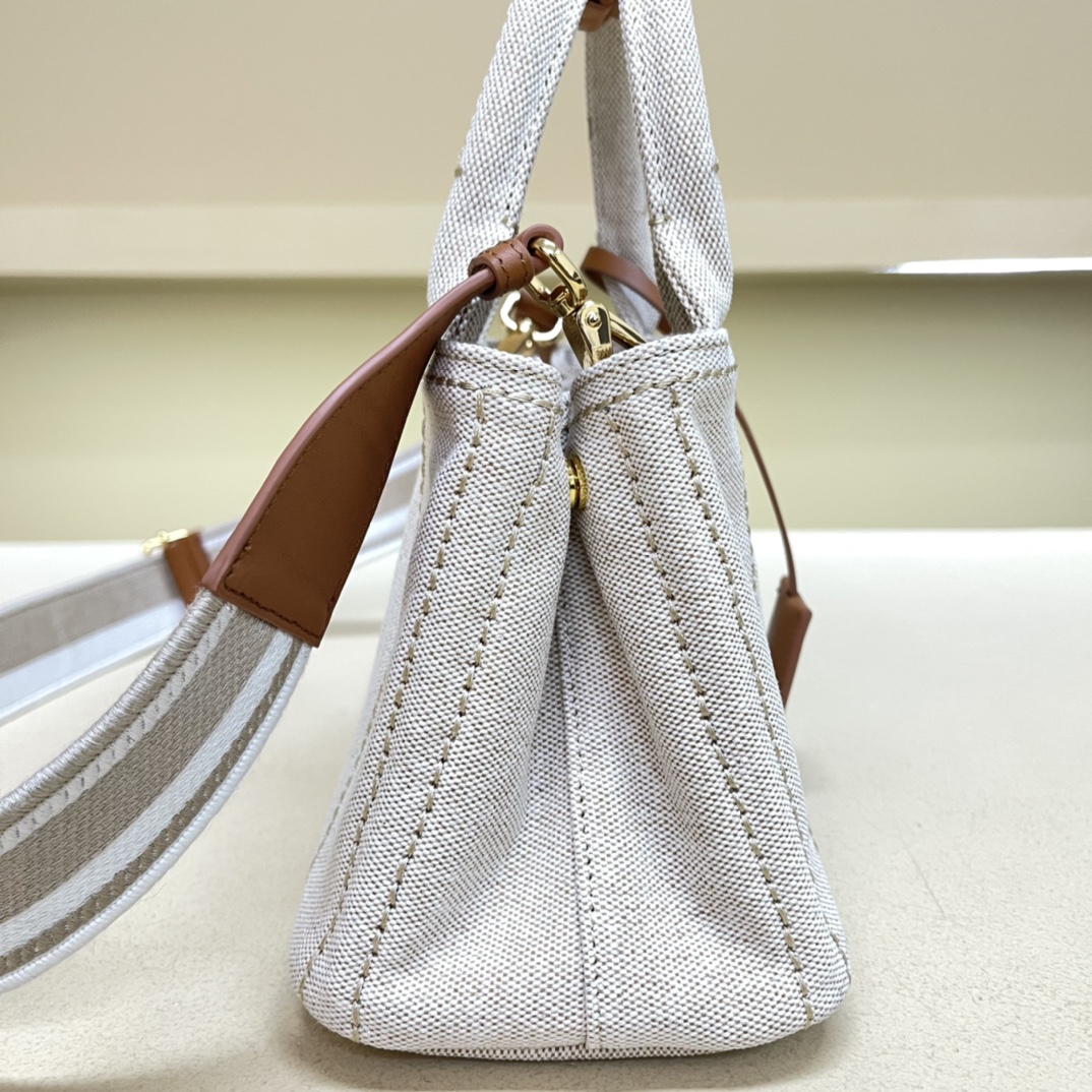 Pra*a mini canvas tote bag