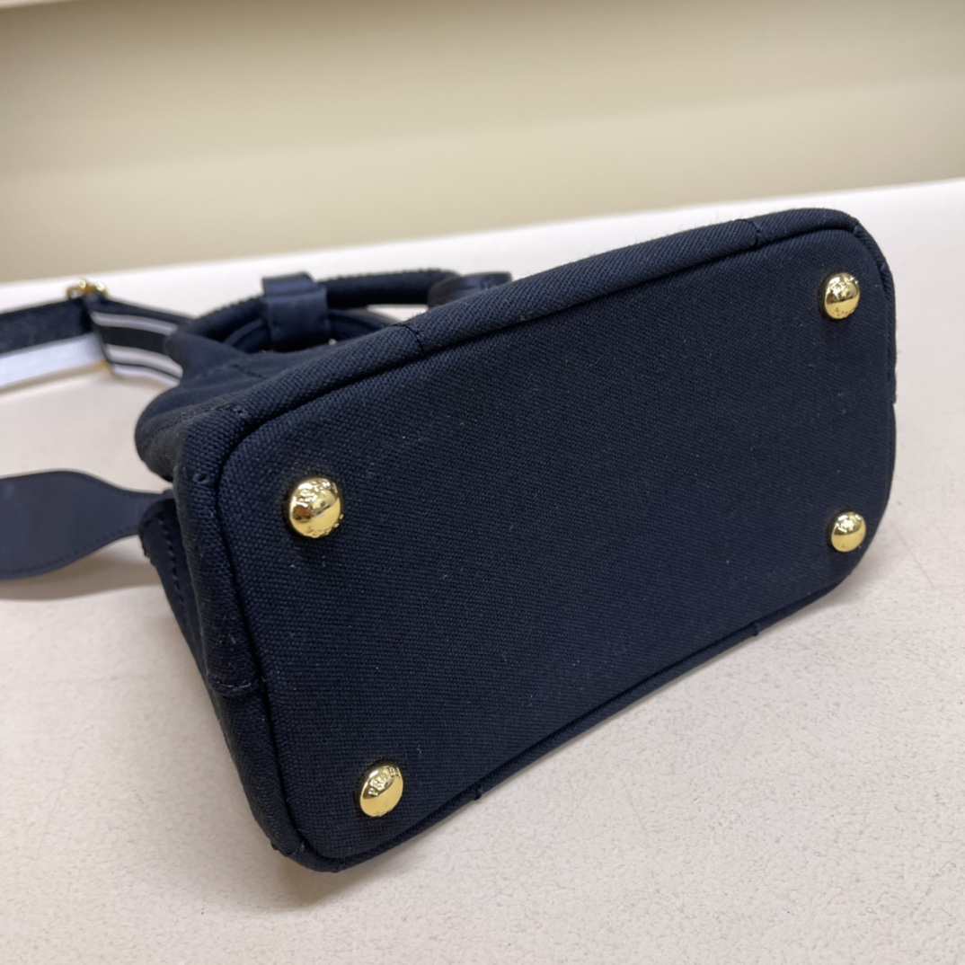 Pra*a mini canvas tote bag
