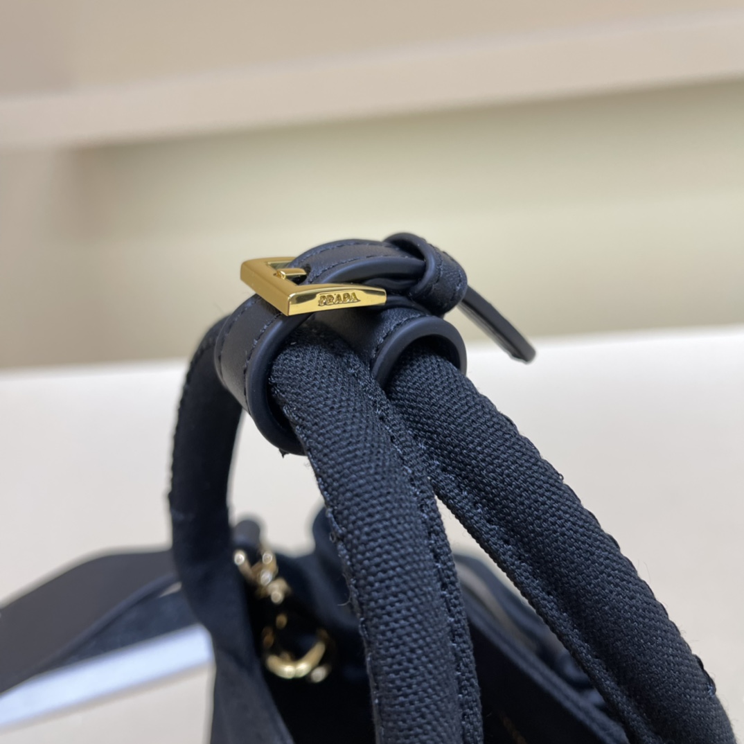 Pra*a mini canvas tote bag