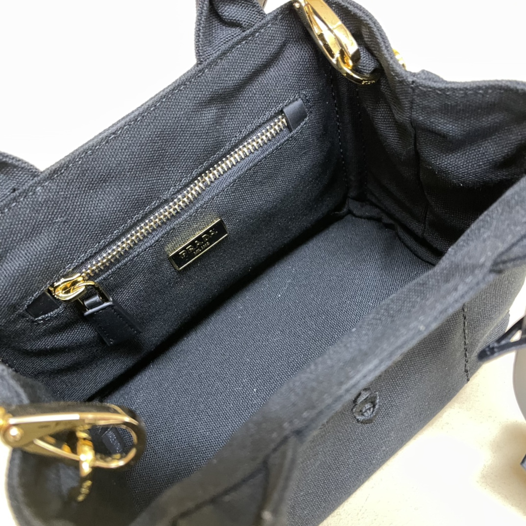 Pra*a mini canvas tote bag