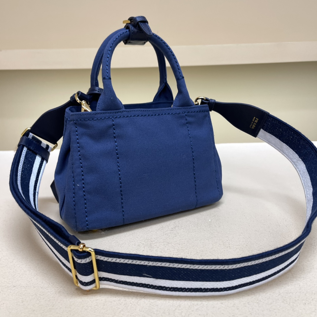 Pra*a mini canvas tote bag