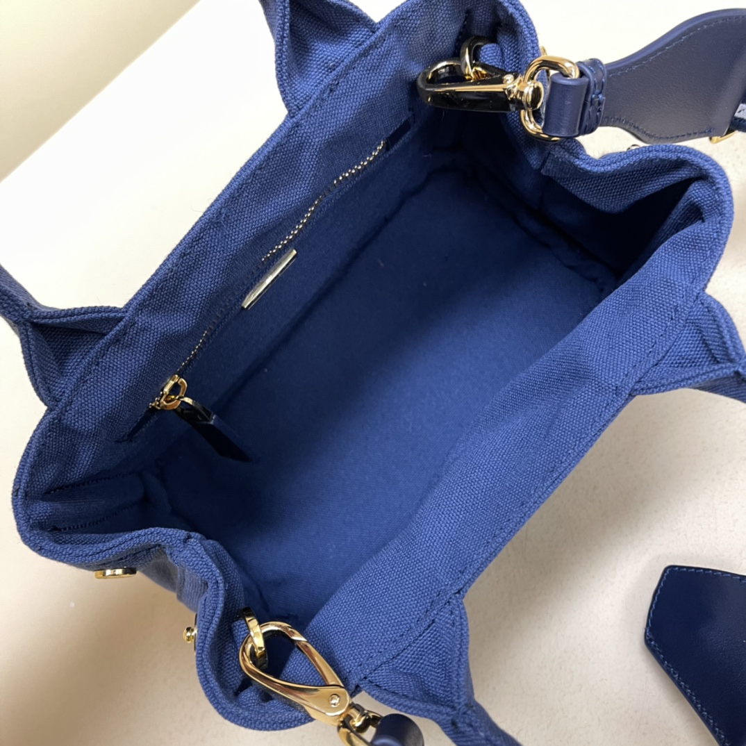 Pra*a mini canvas tote bag