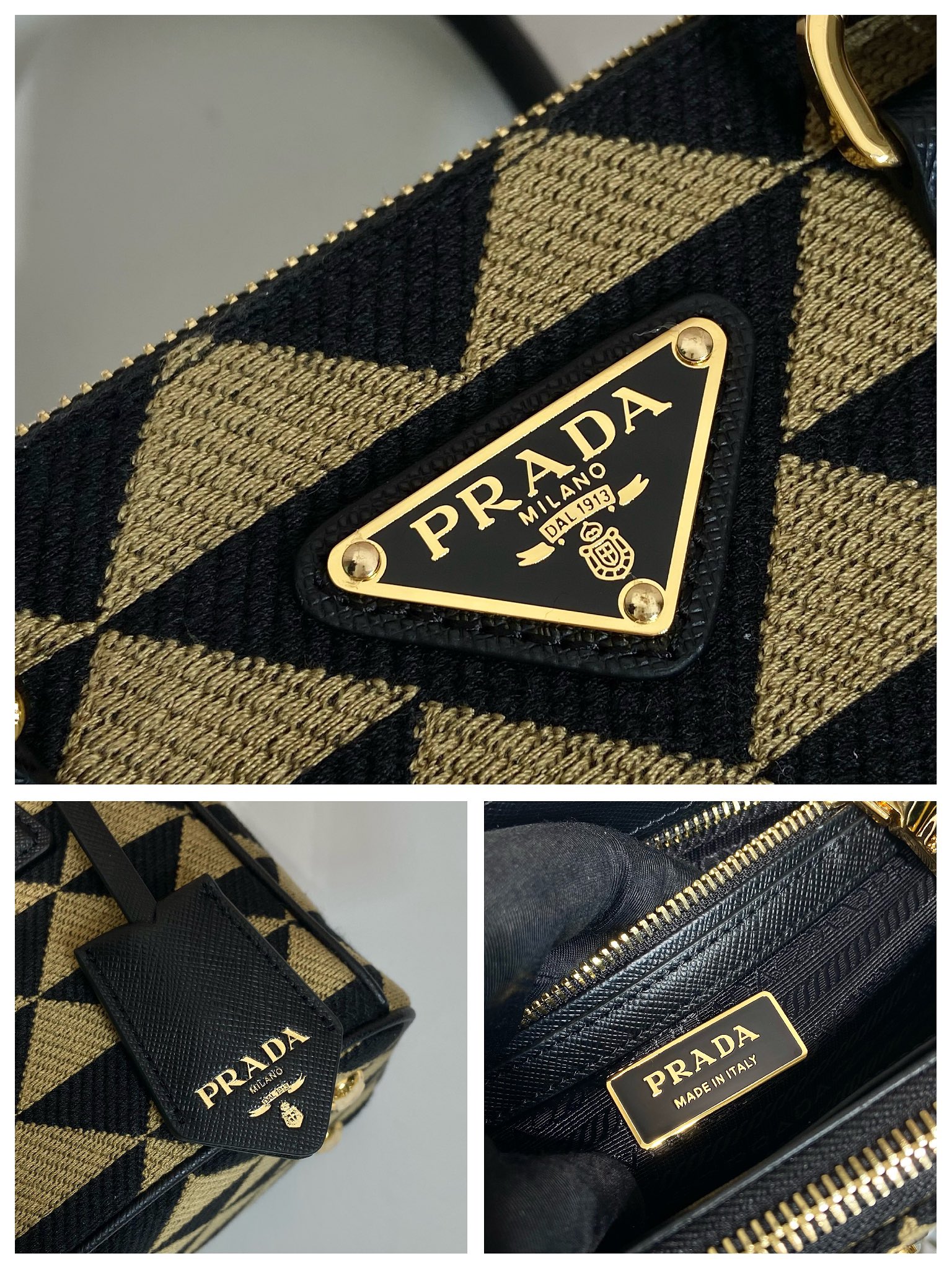 Pra*a galleria saffiano leather mini-bag