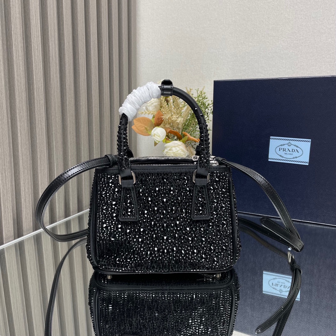 Pra*a galleria saffiano leather mini-bag