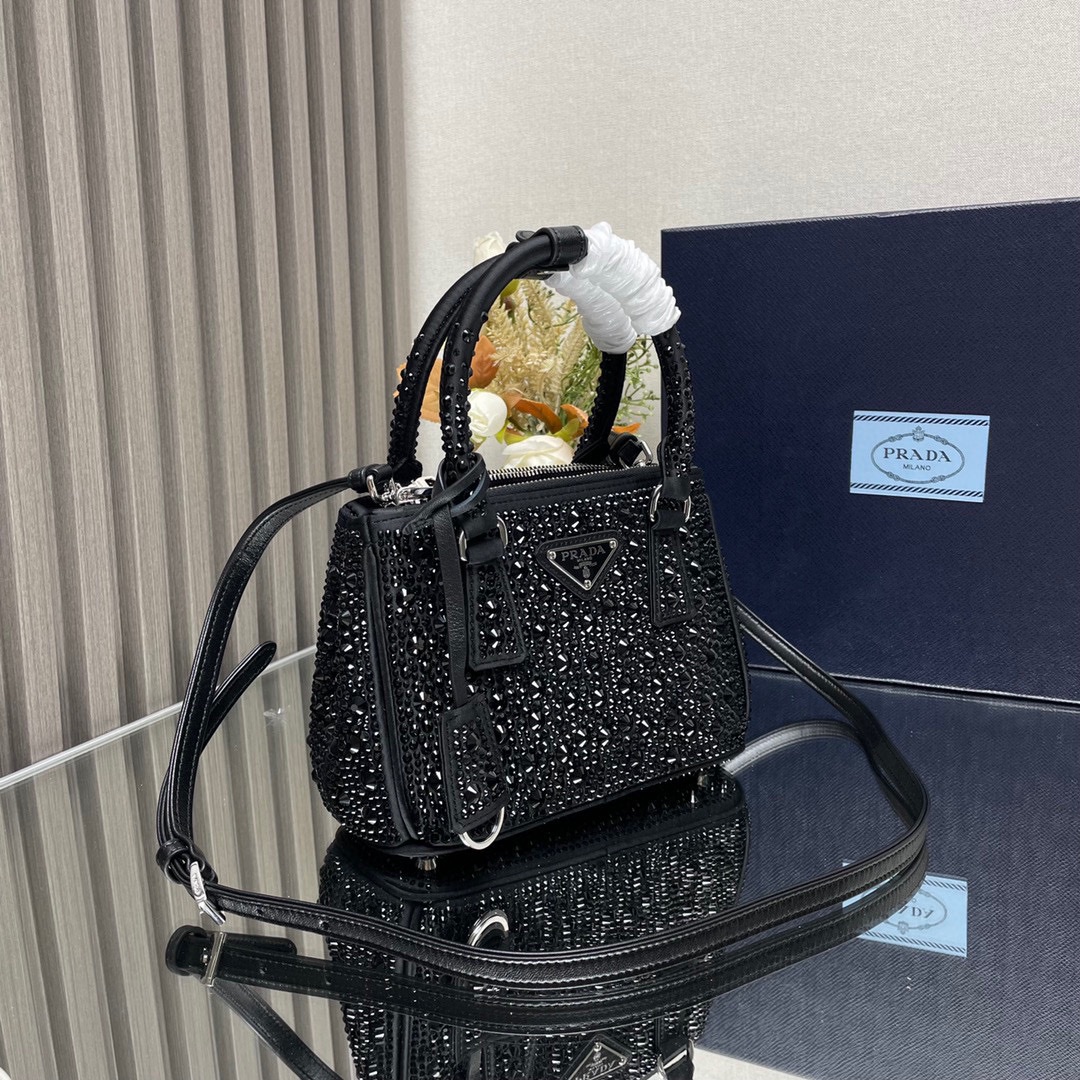 Pra*a galleria saffiano leather mini-bag