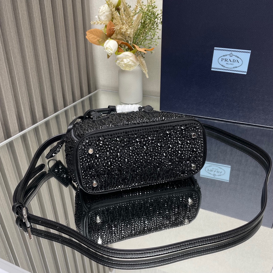 Pra*a galleria saffiano leather mini-bag