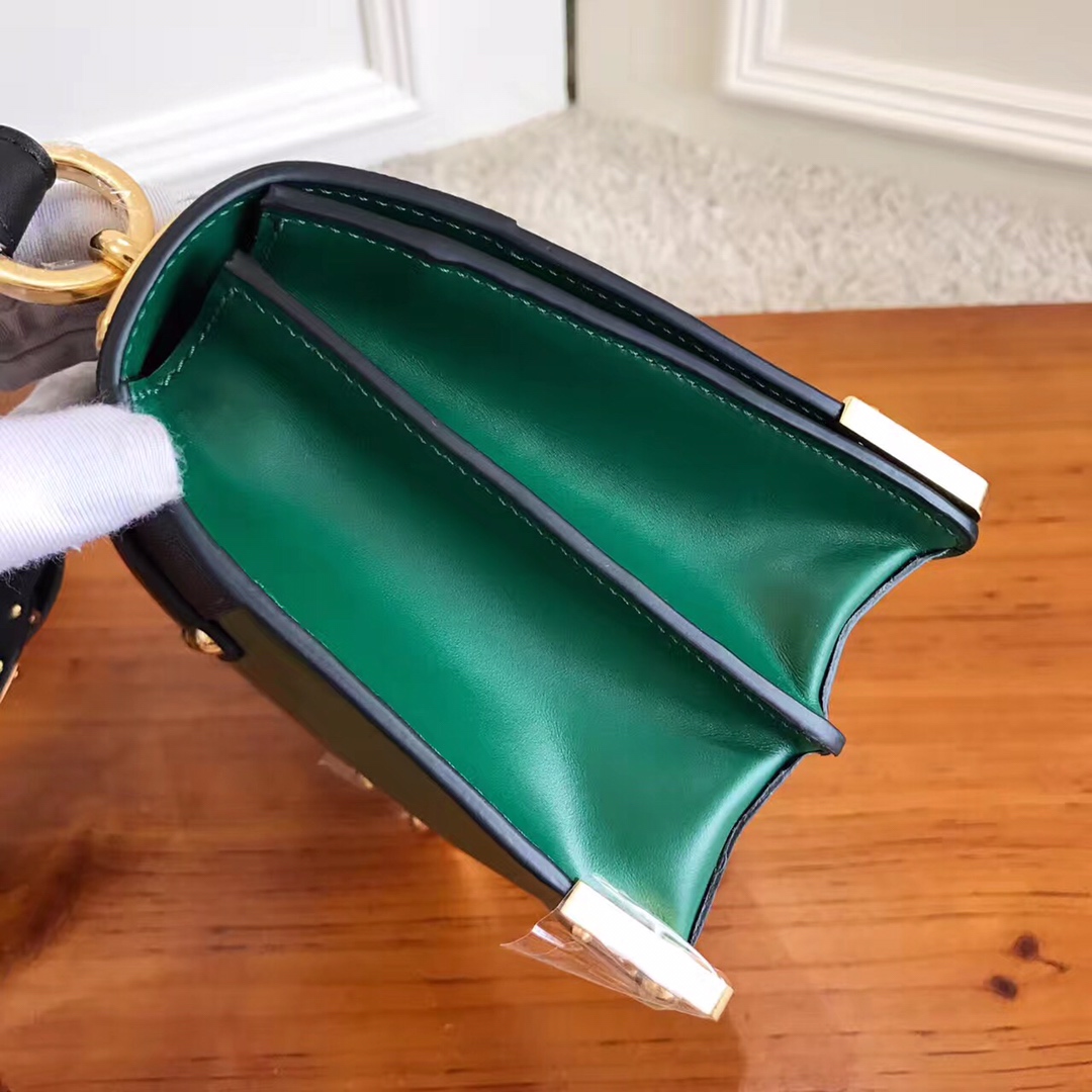 Pra*a cahier leather bag