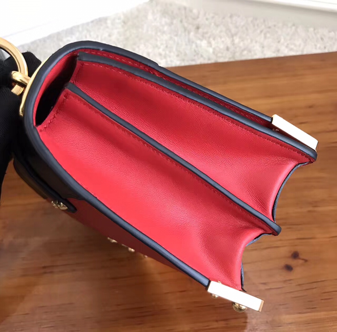 Pra*a cahier leather bag