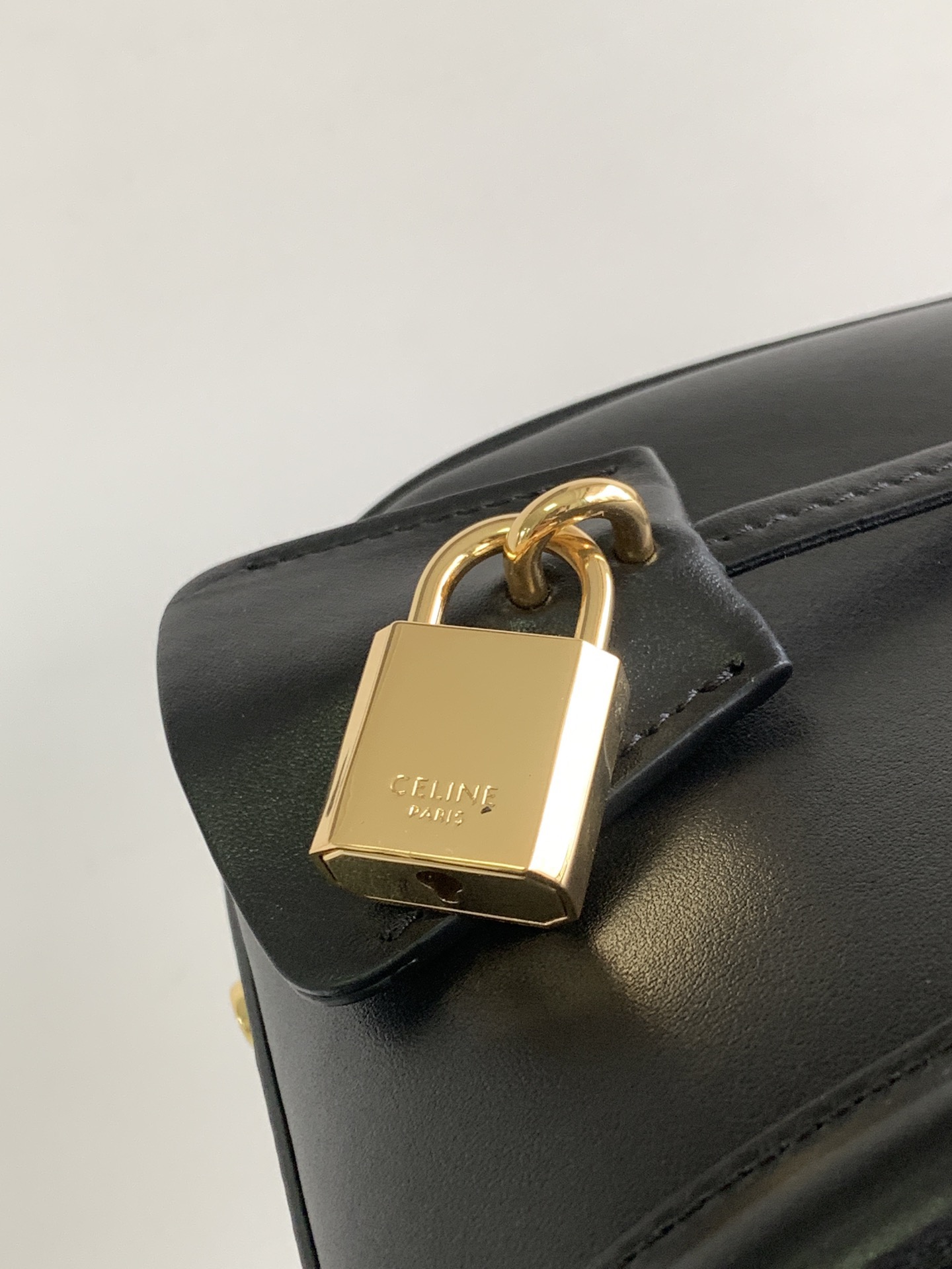 Ce**e small 16 bag in satinated calfskin black
