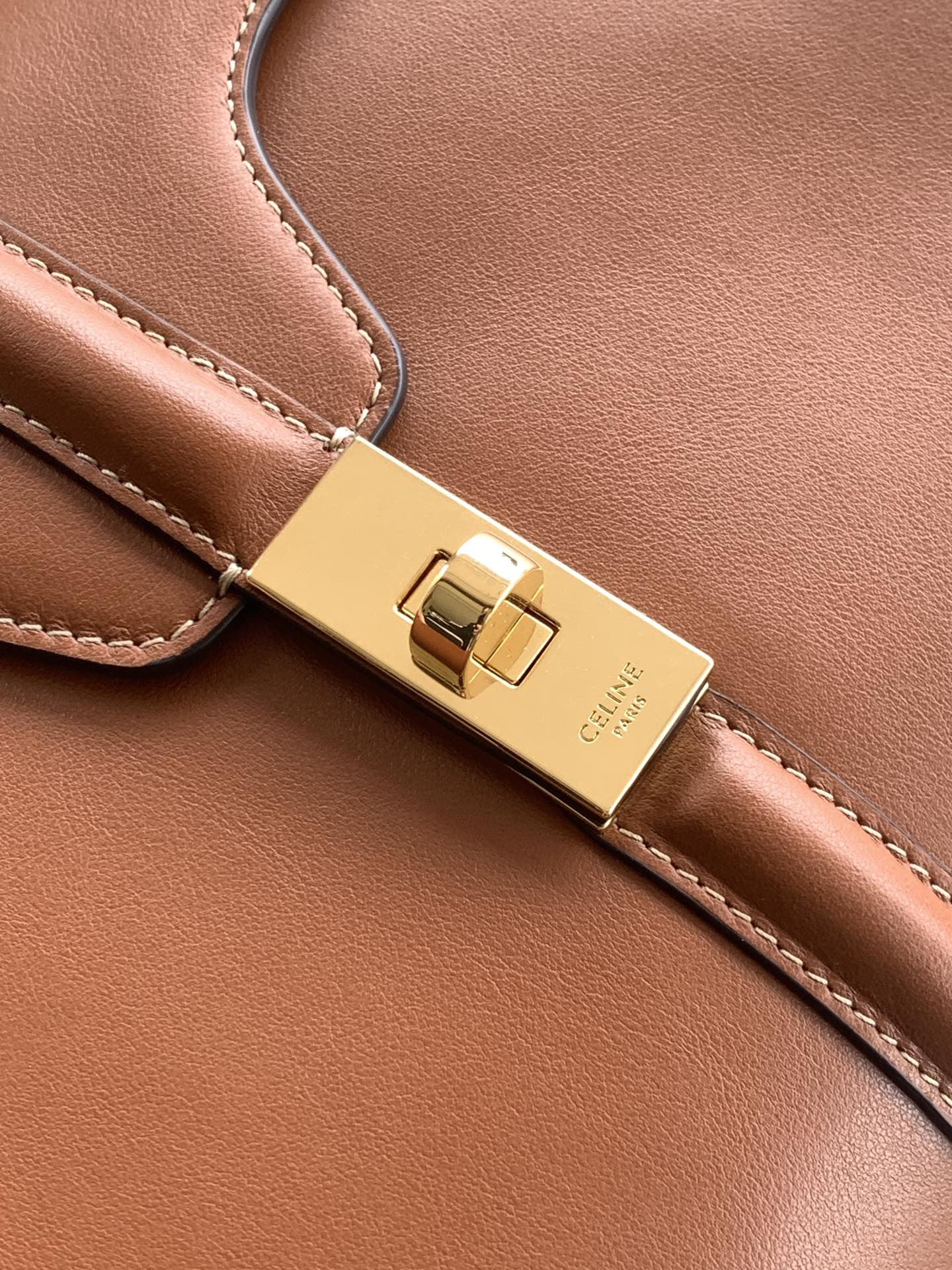 Ce**e small 16 bag in satinated calfskin