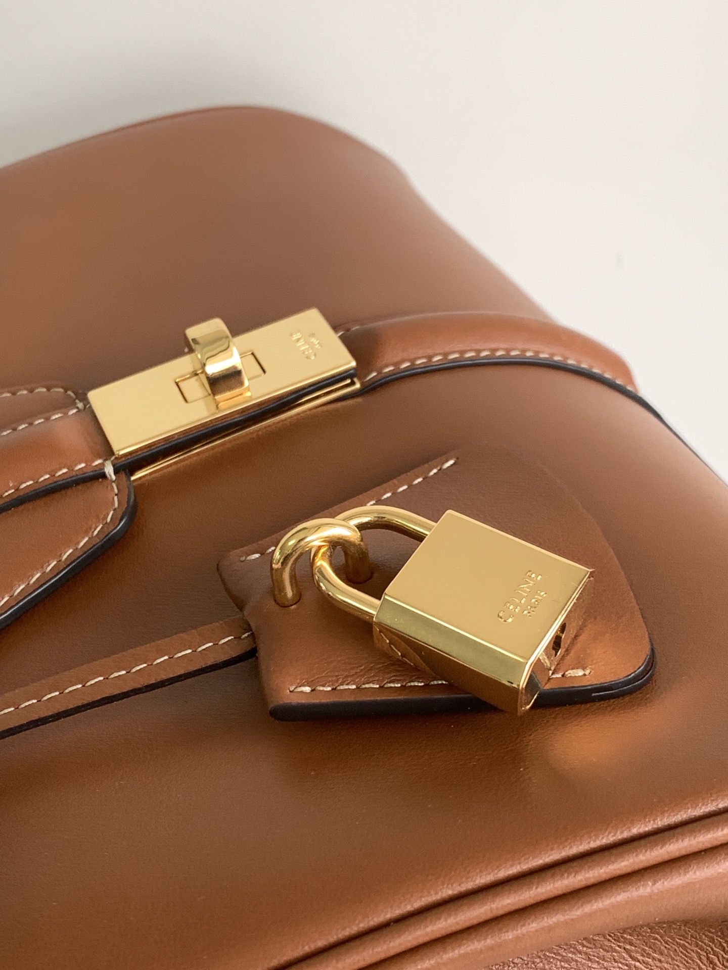Ce**e small 16 bag in satinated calfskin