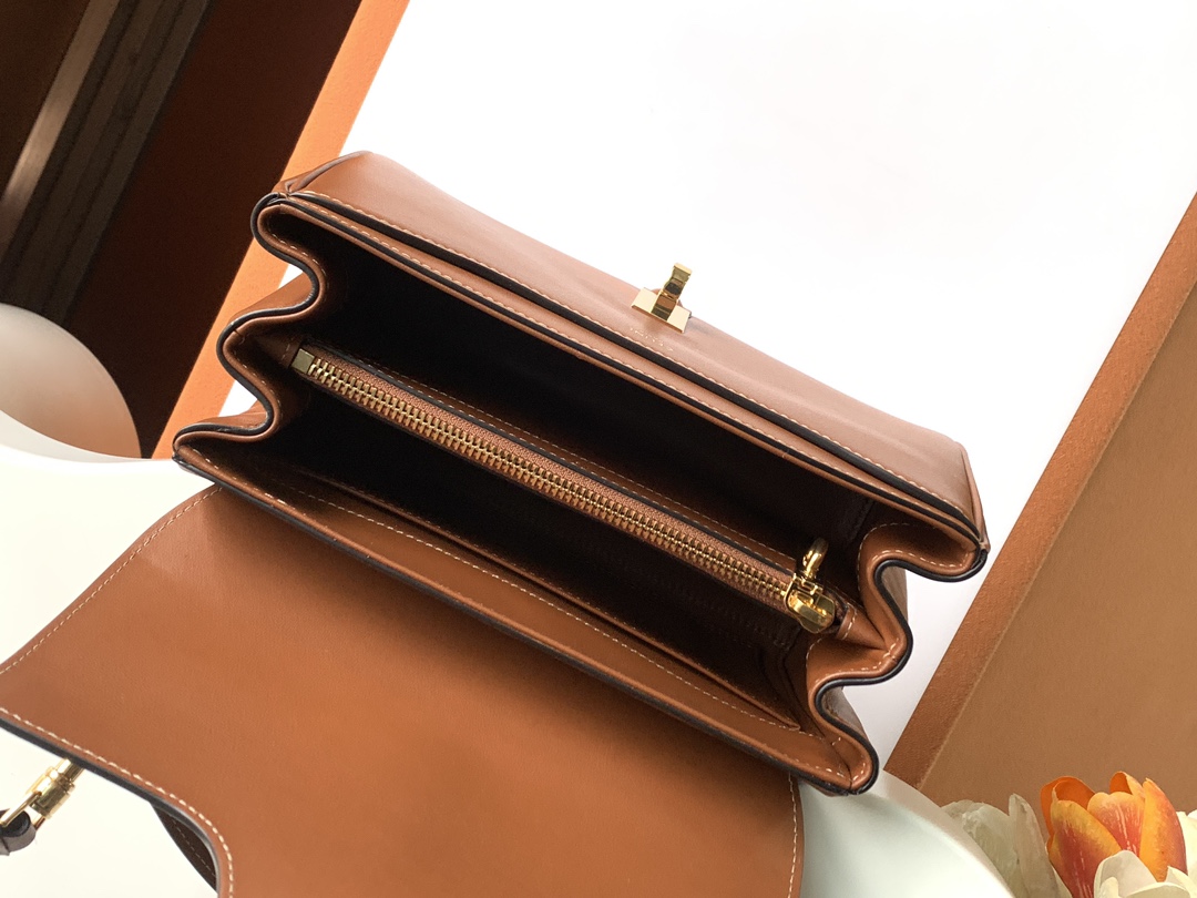 Ce**e small 16 bag in satinated calfskin