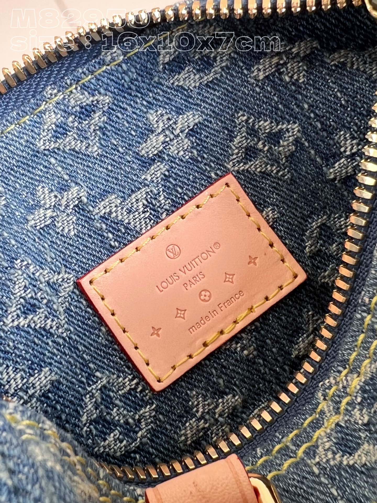 l**is V*t*n nano speedy monogram denim