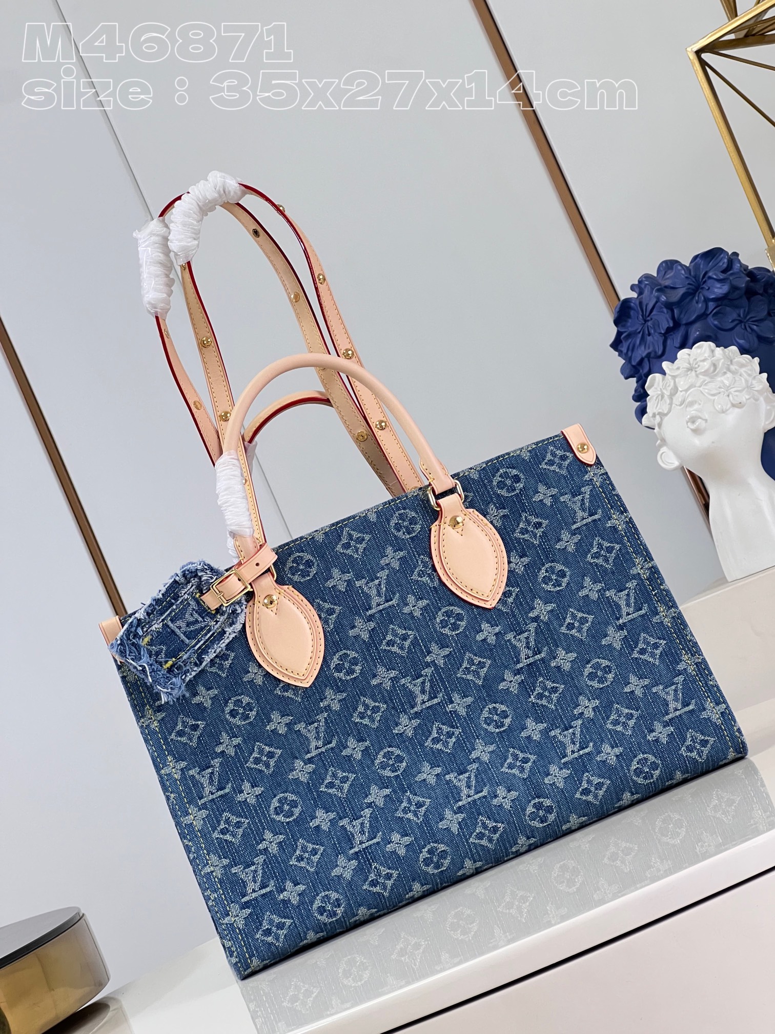 l**is V*t*n onthego mm monogram denim