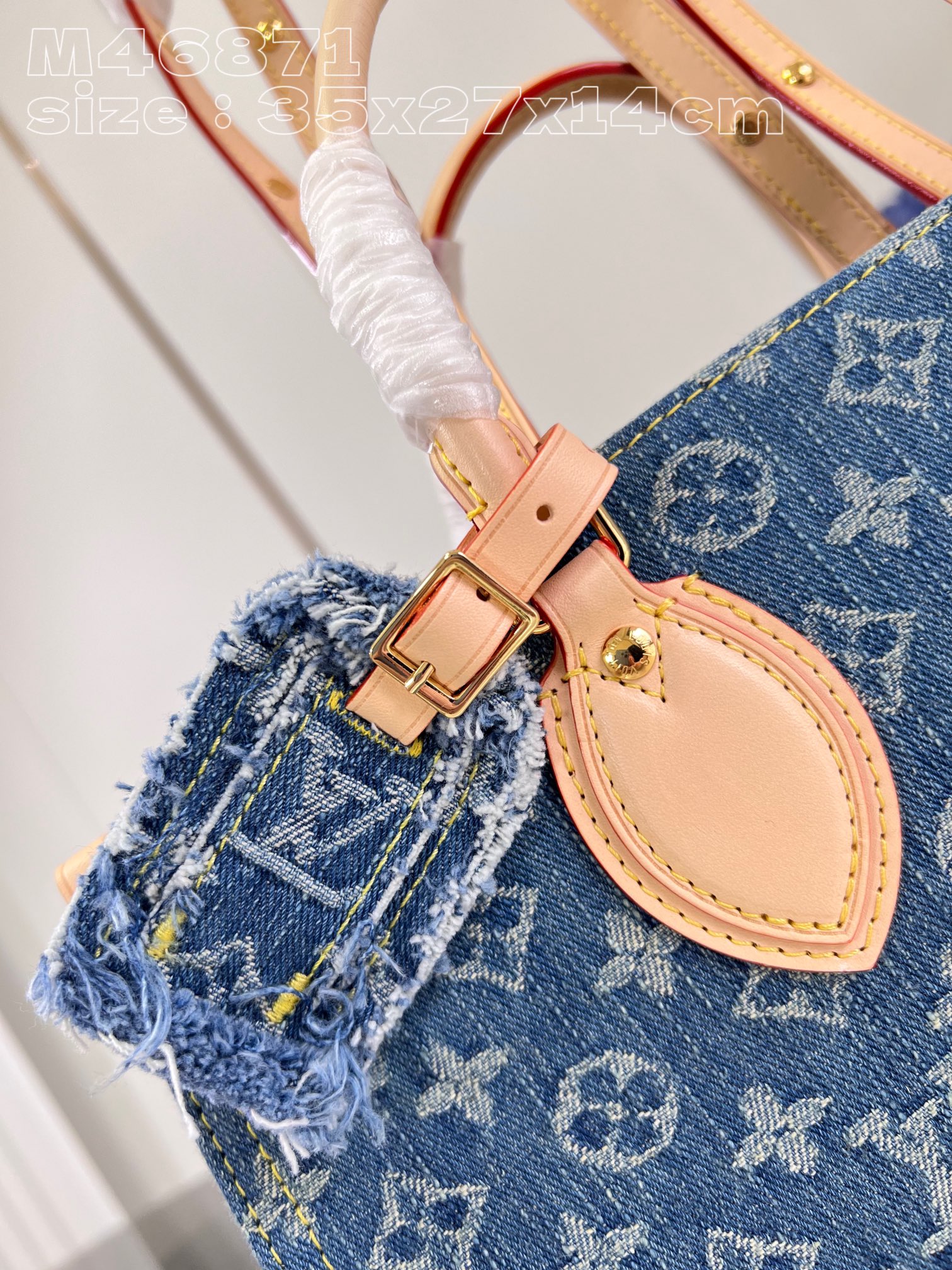 l**is V*t*n onthego mm monogram denim