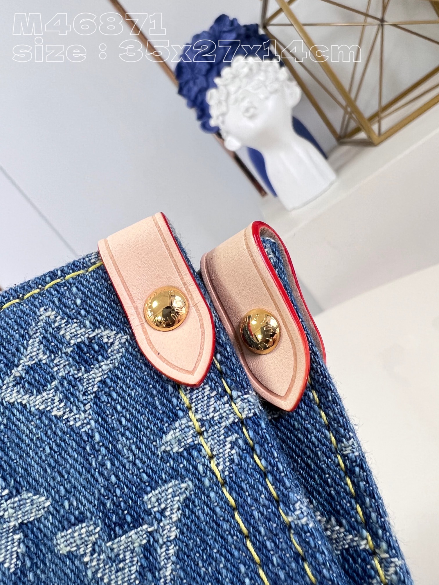 l**is V*t*n onthego mm monogram denim