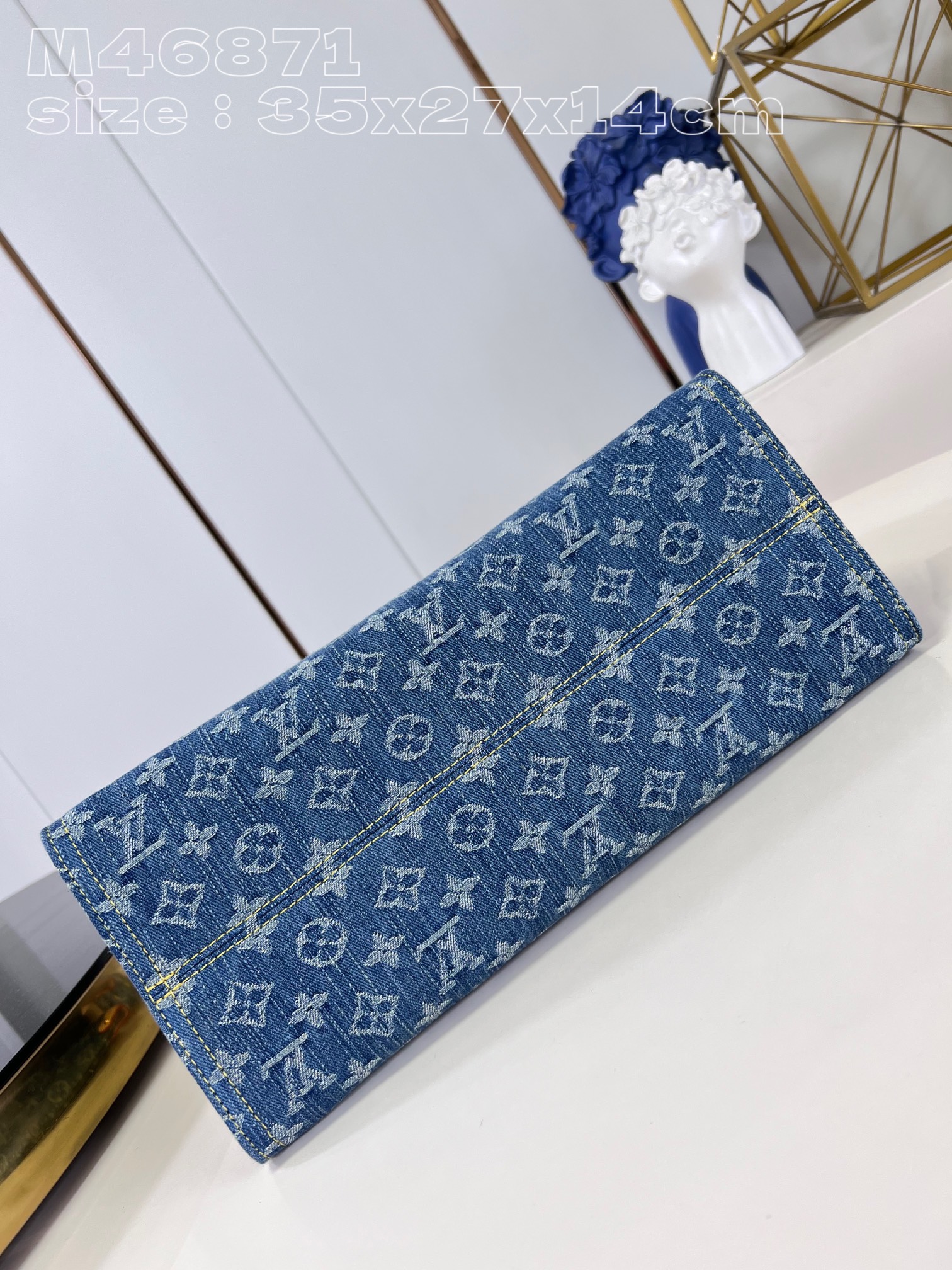l**is V*t*n onthego mm monogram denim