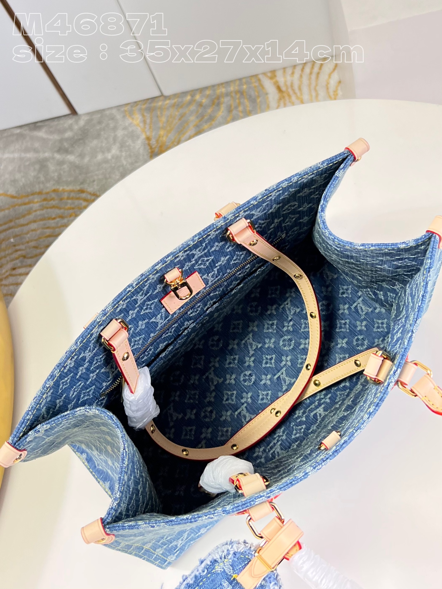 l**is V*t*n onthego mm monogram denim