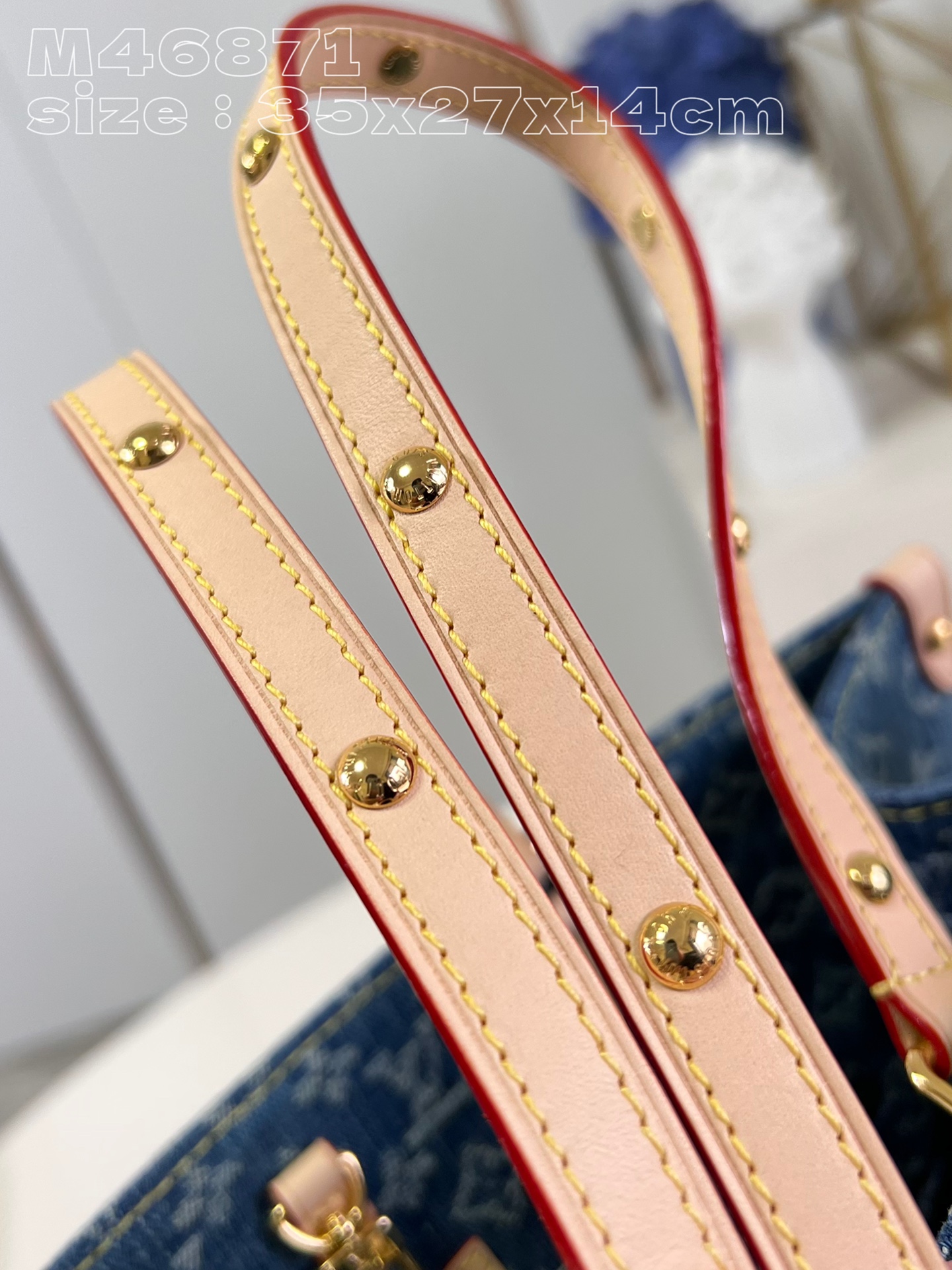 l**is V*t*n onthego mm monogram denim