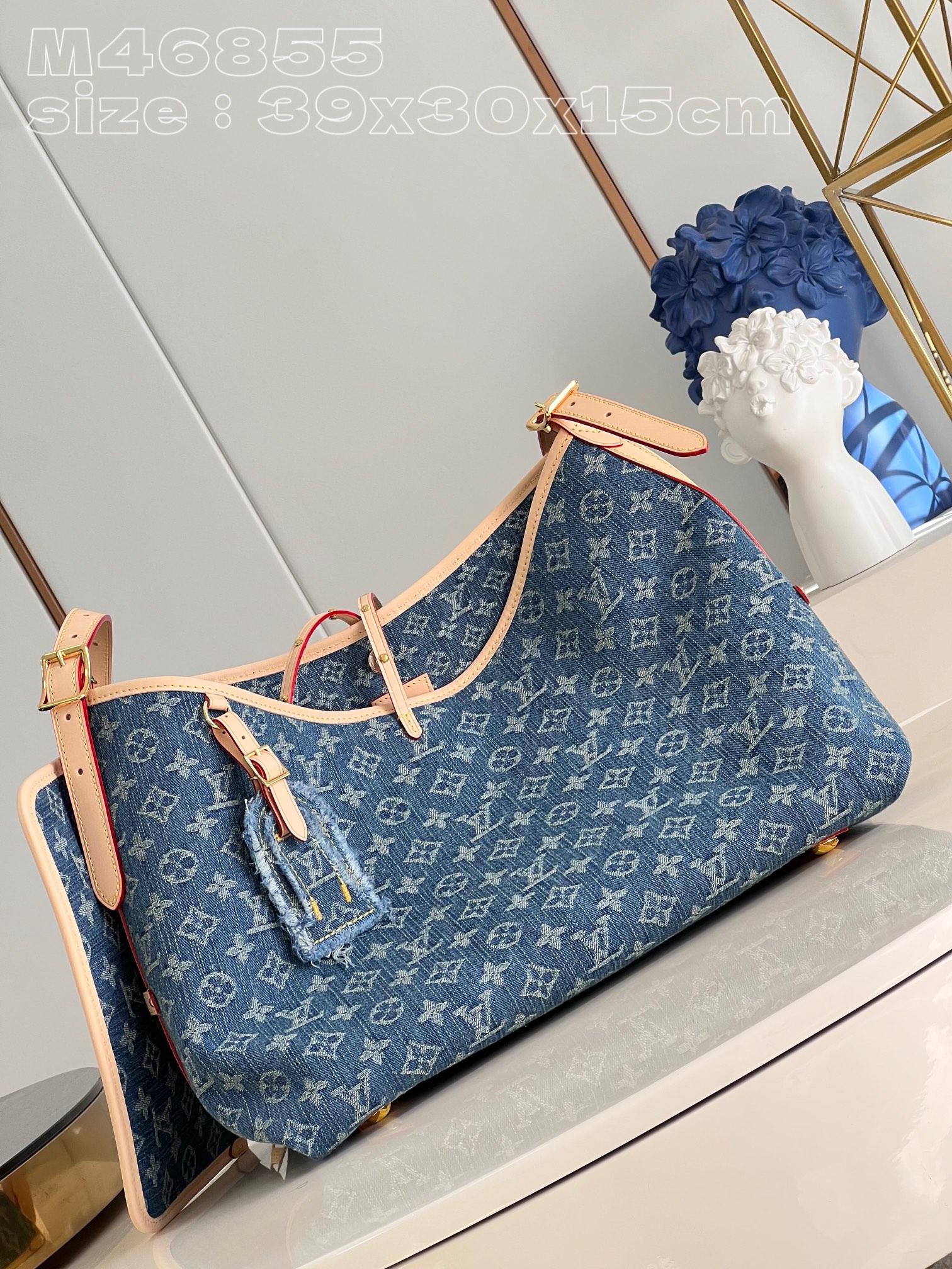 l**is V*t*n carryall mm monogram denim