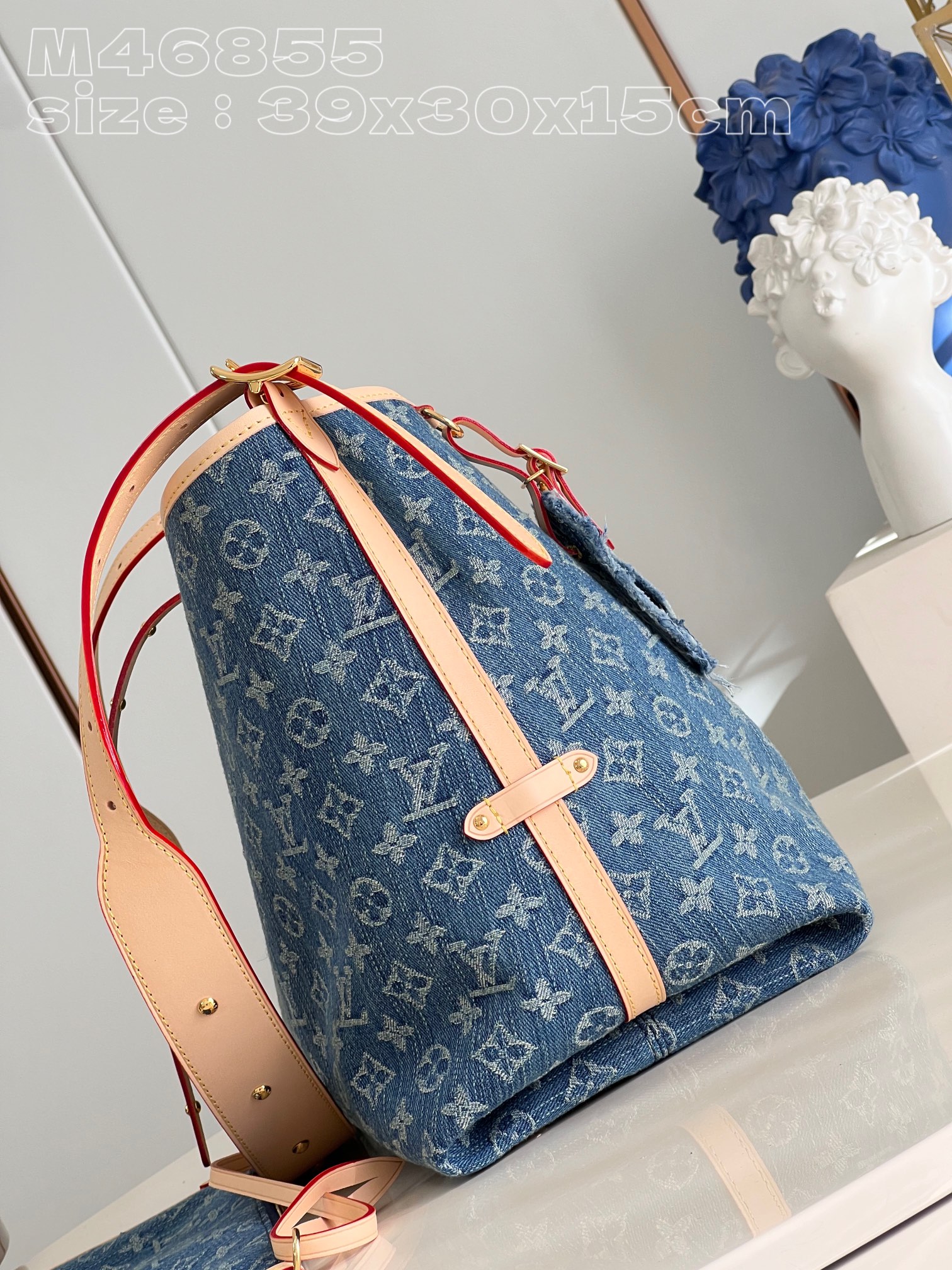 l**is V*t*n carryall mm monogram denim