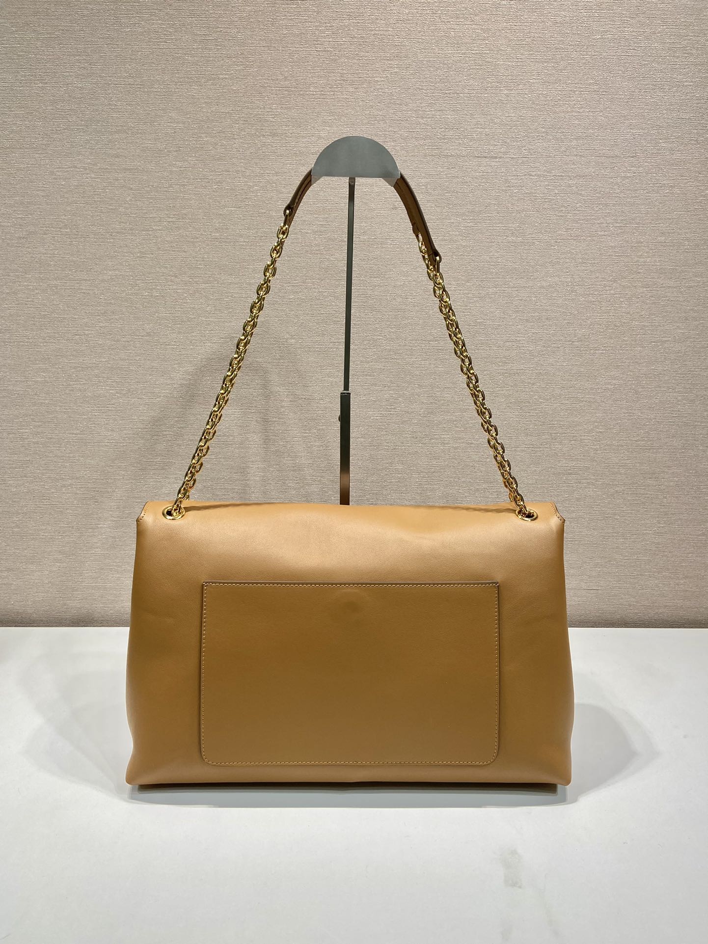 Pra*a leather shoulder bag