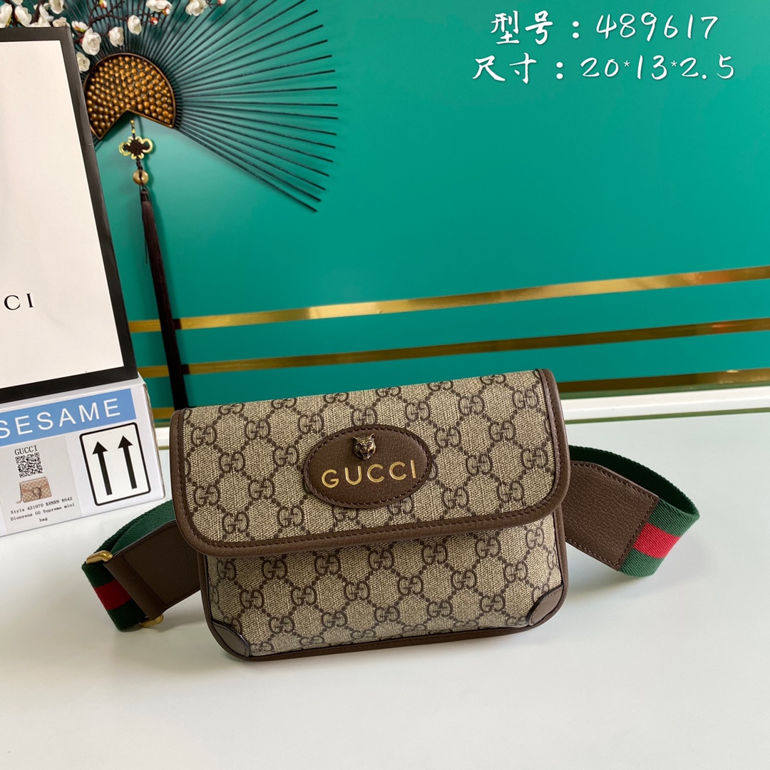 g*u*i neo vintage gg S*p*e belt bag