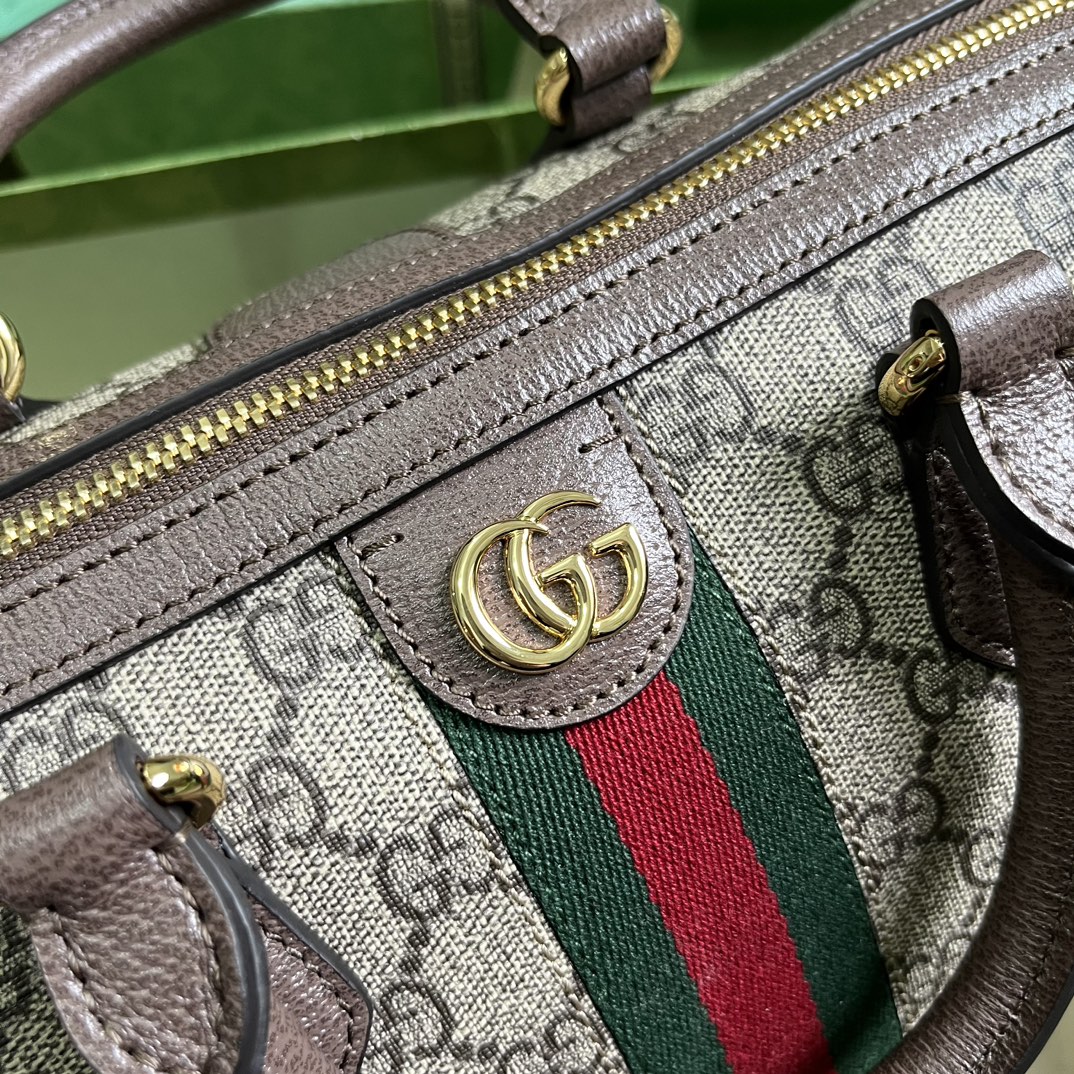 G*u*i ophidia gg medium top handle bag