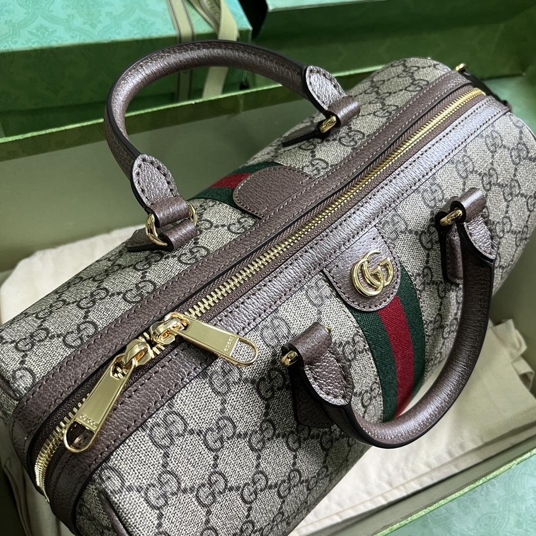 G*u*i ophidia gg medium top handle bag