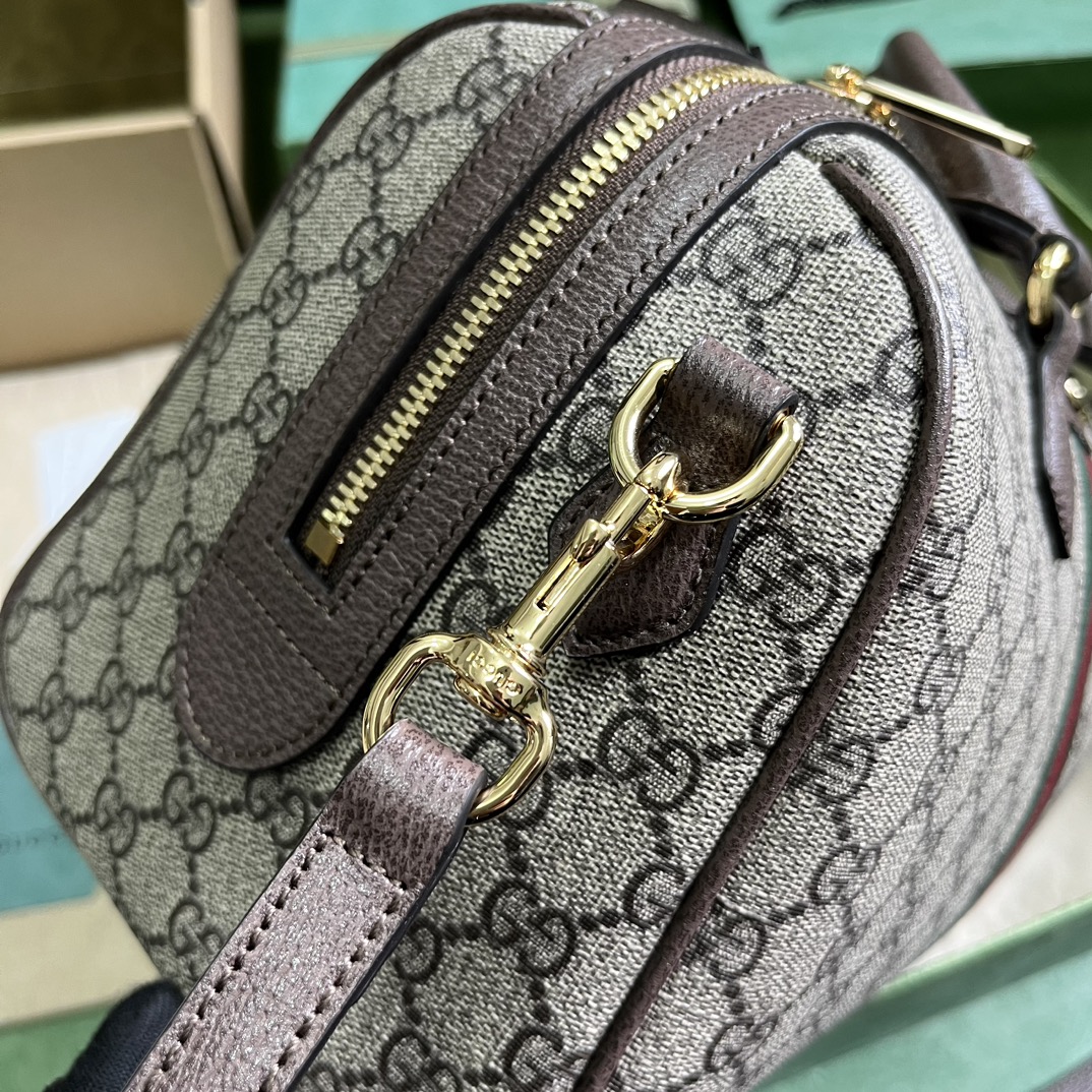 G*u*i ophidia gg medium top handle bag