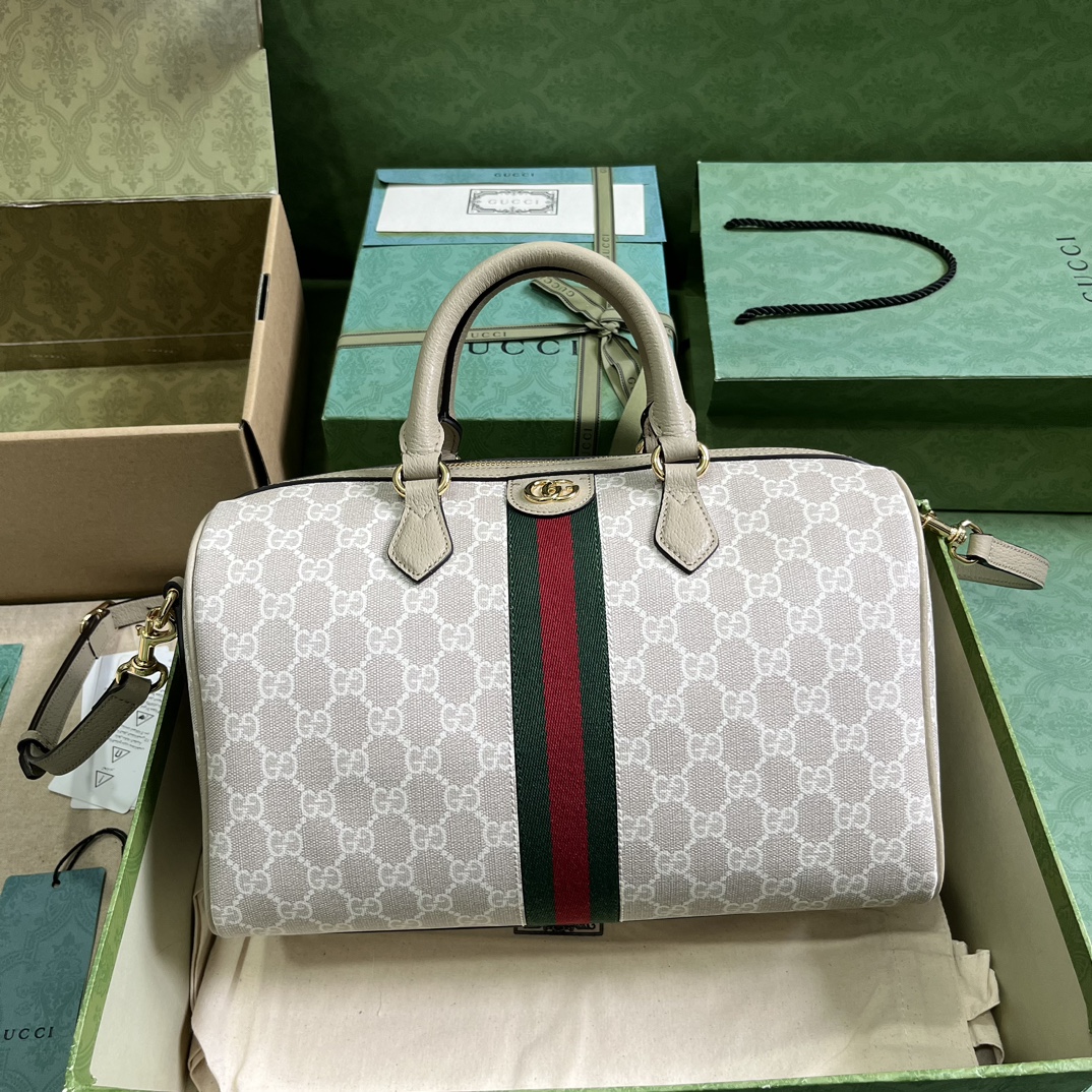 G*u*i ophidia gg medium top handle bag