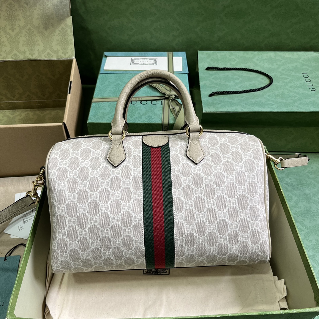 G*u*i ophidia gg medium top handle bag