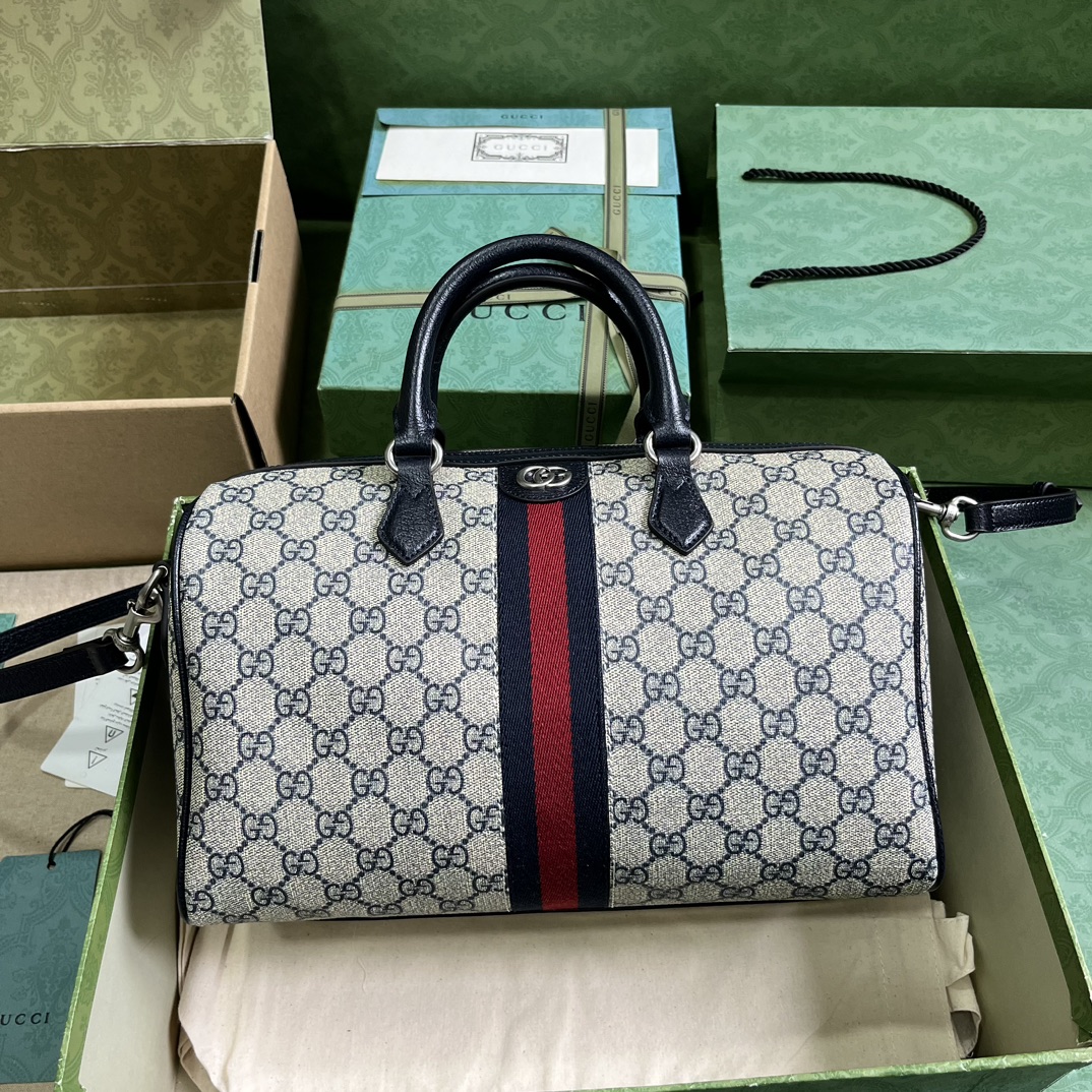 G*u*i ophidia gg medium top handle bag