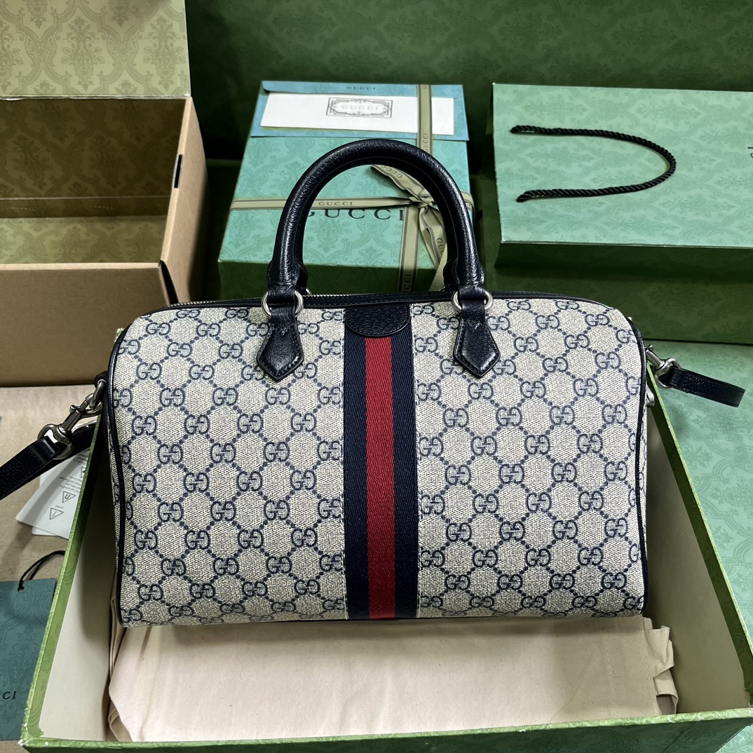 G*u*i ophidia gg medium top handle bag