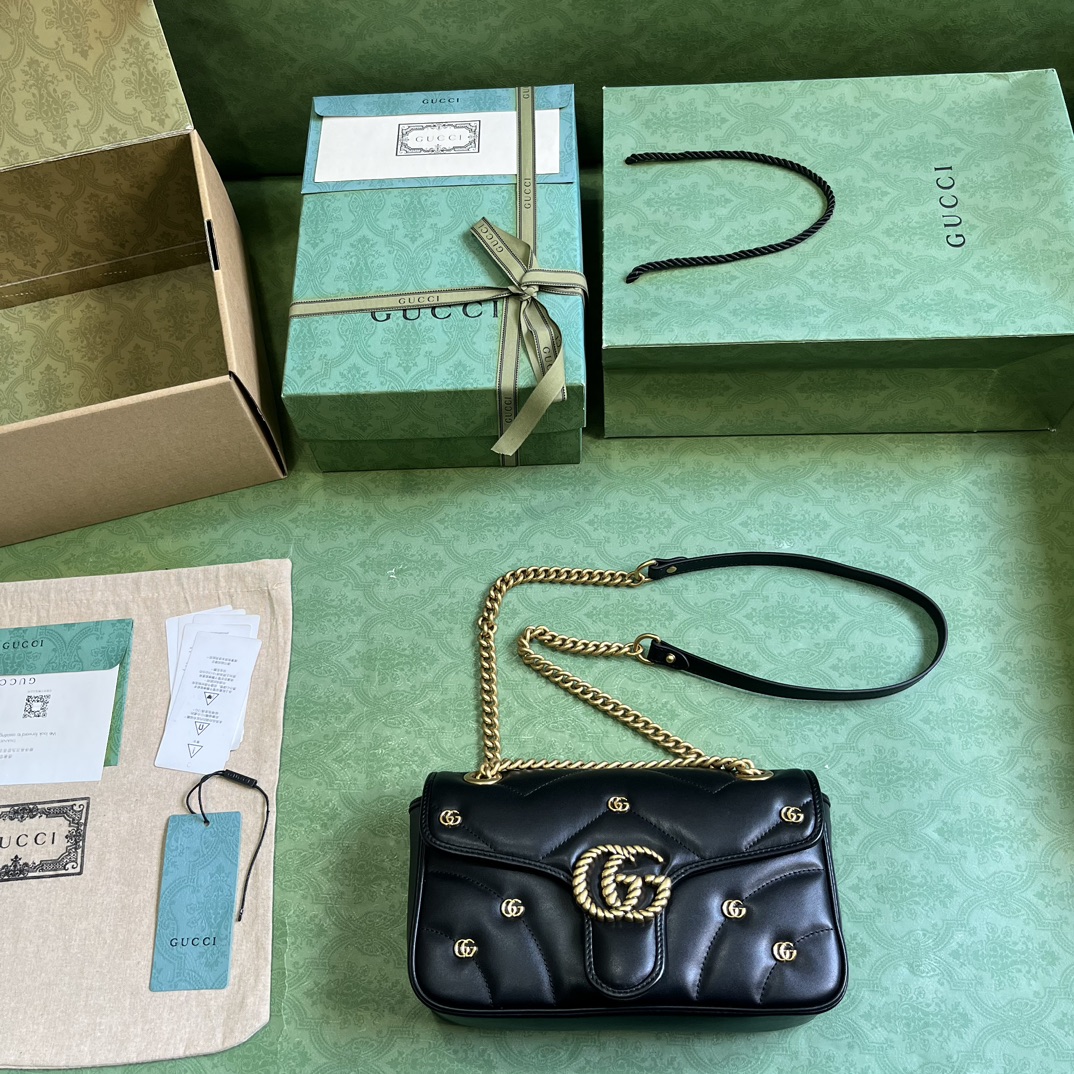 G*u*i gg marmont small shoulder bag