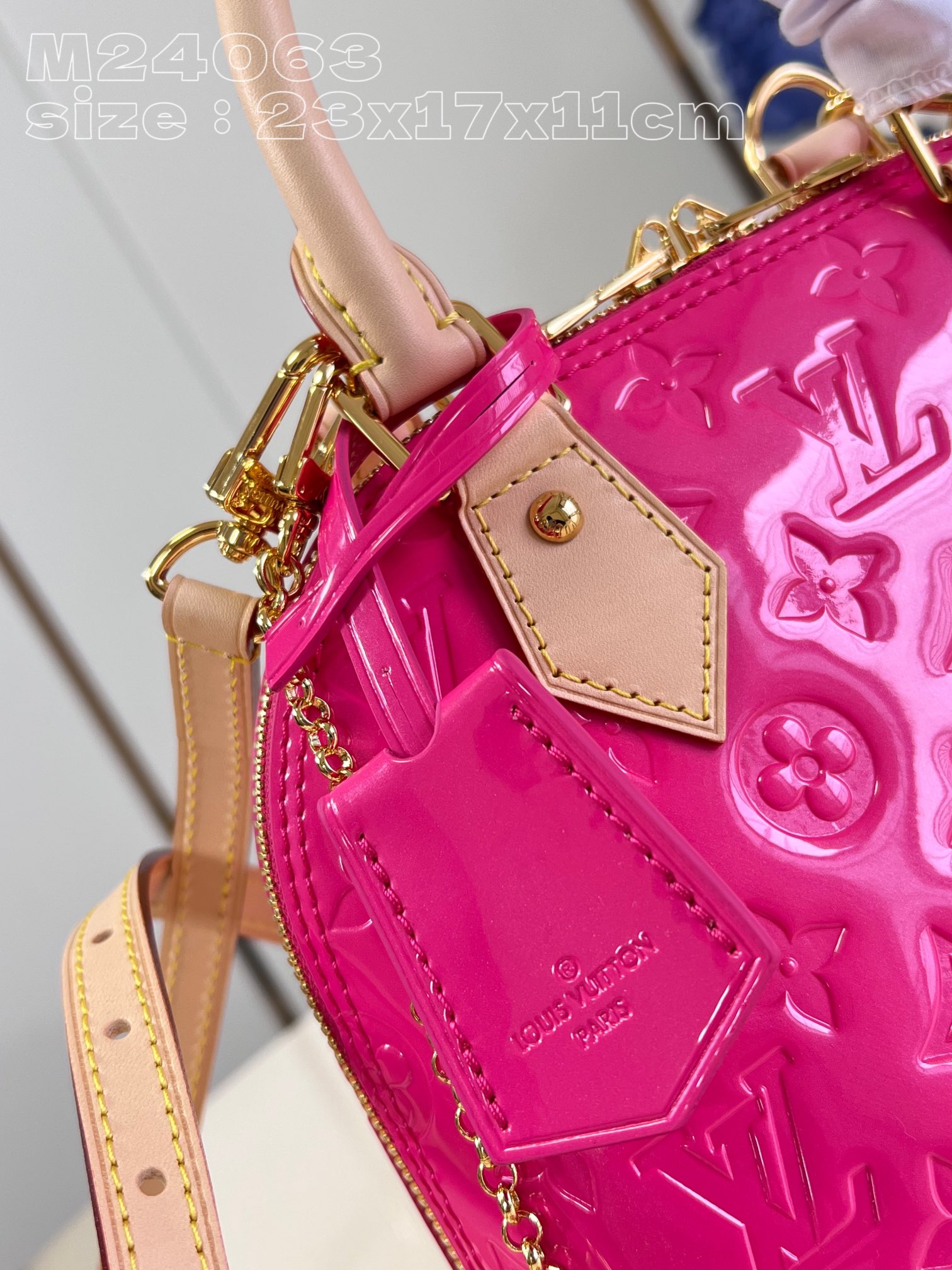 l**is V*t*n alma bb monogram vernis leather