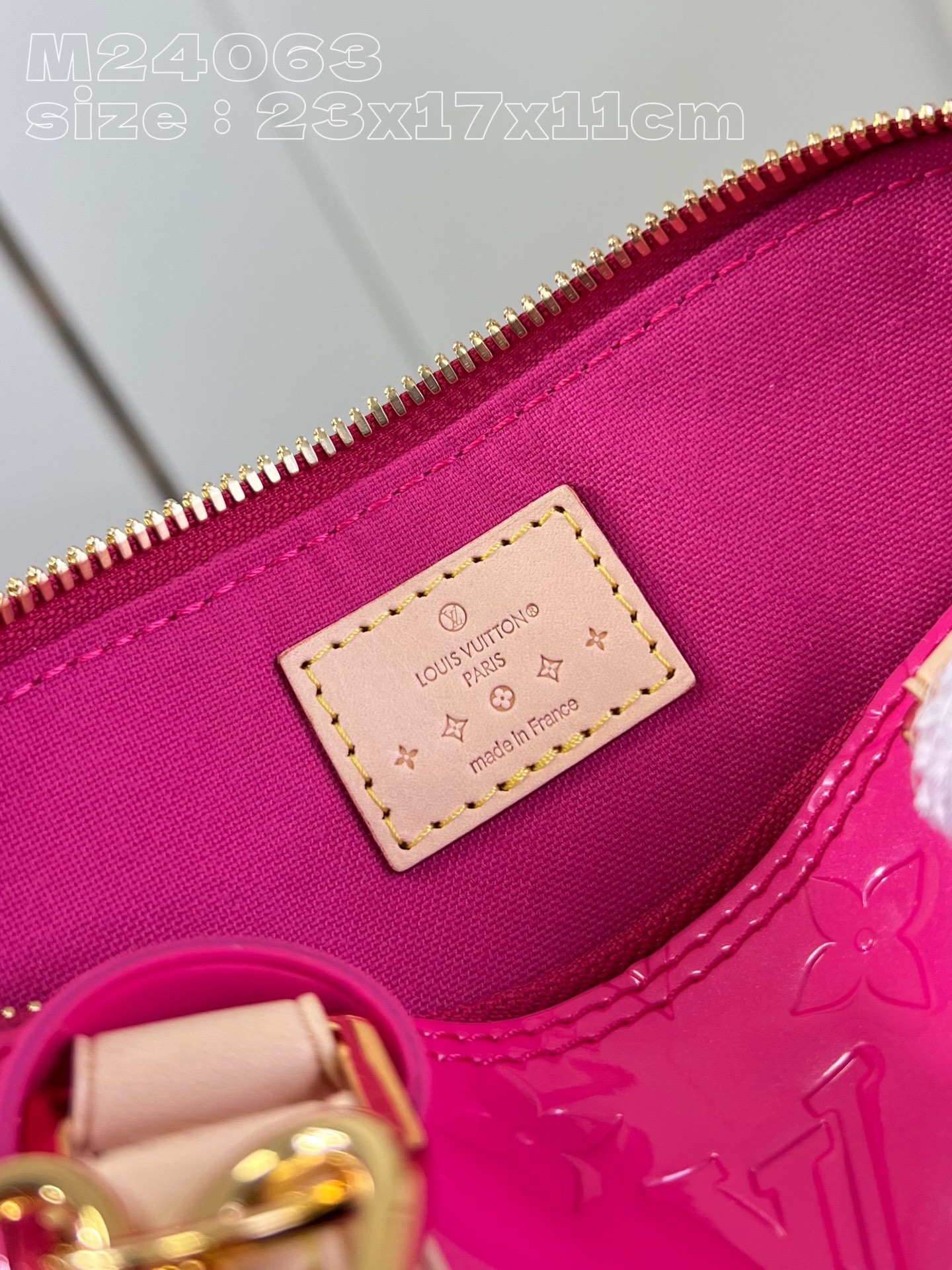 l**is V*t*n alma bb monogram vernis leather