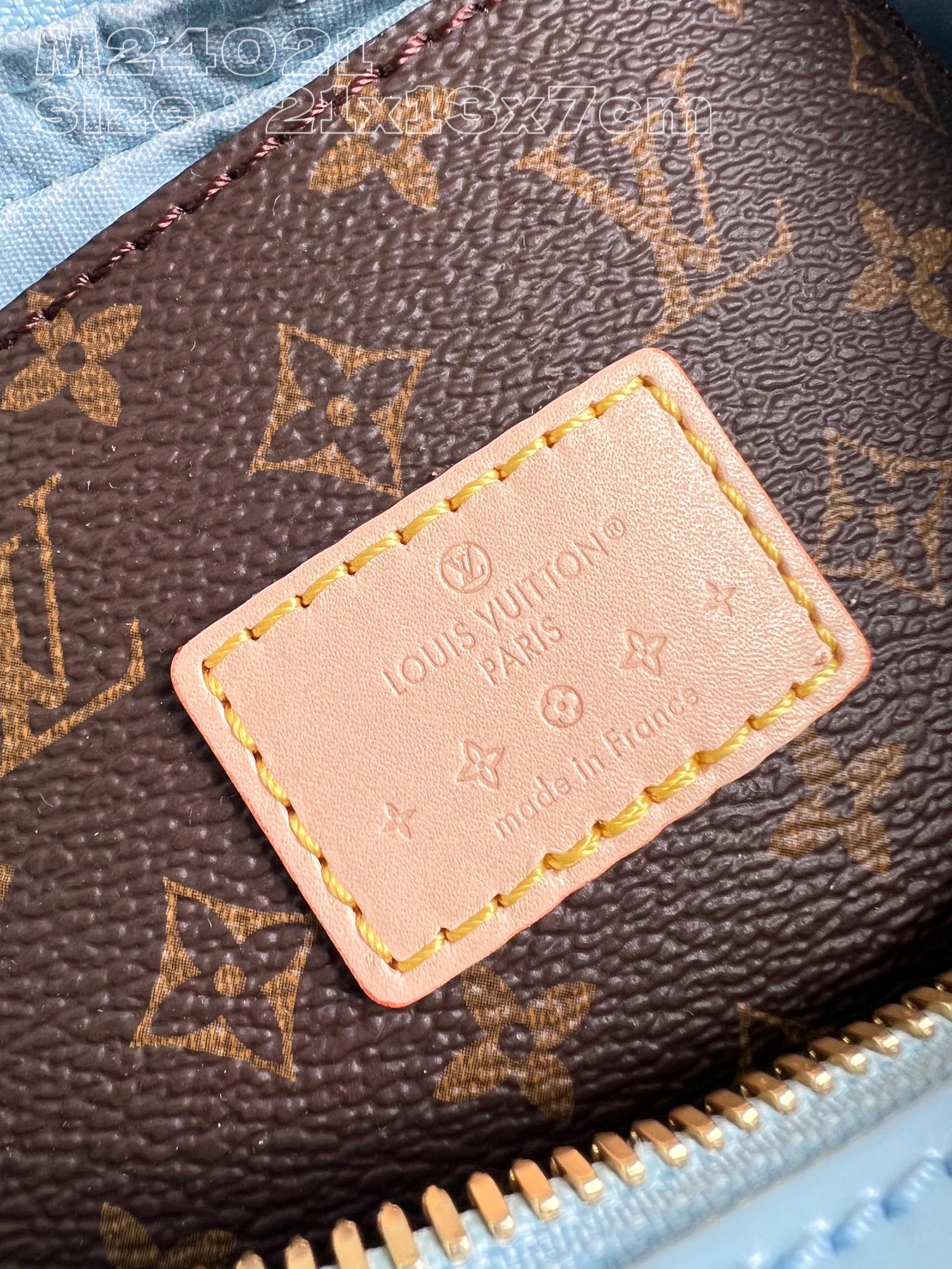 l**is V*t*n croissant pm monogram vernis leather
