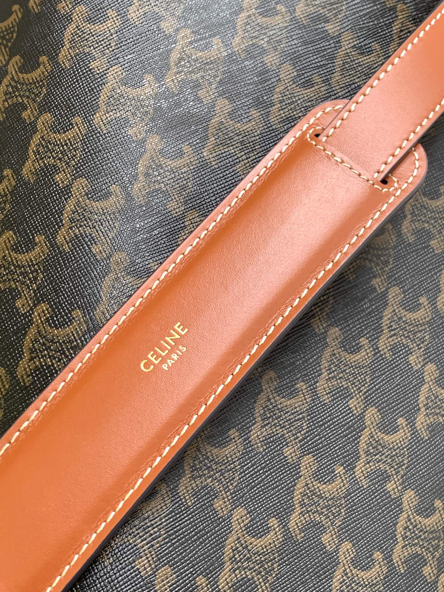 Ce**e large travel bag in triomphe canvas